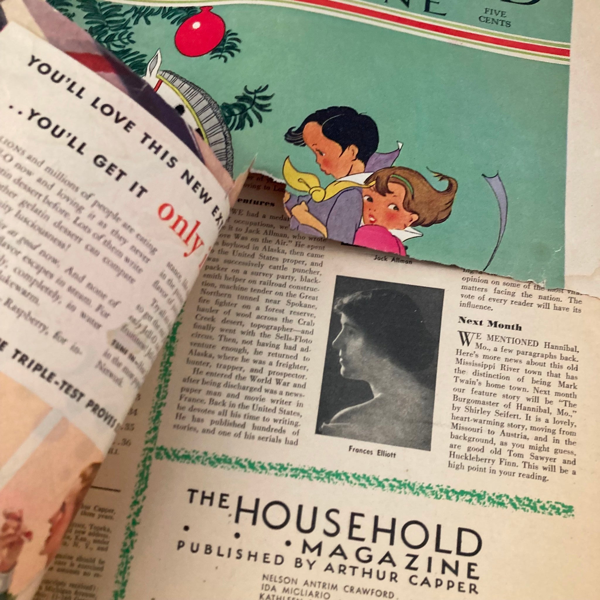 VTG The Household Magazine December 1935 Vol 35 #12 Strawberries for Christmas