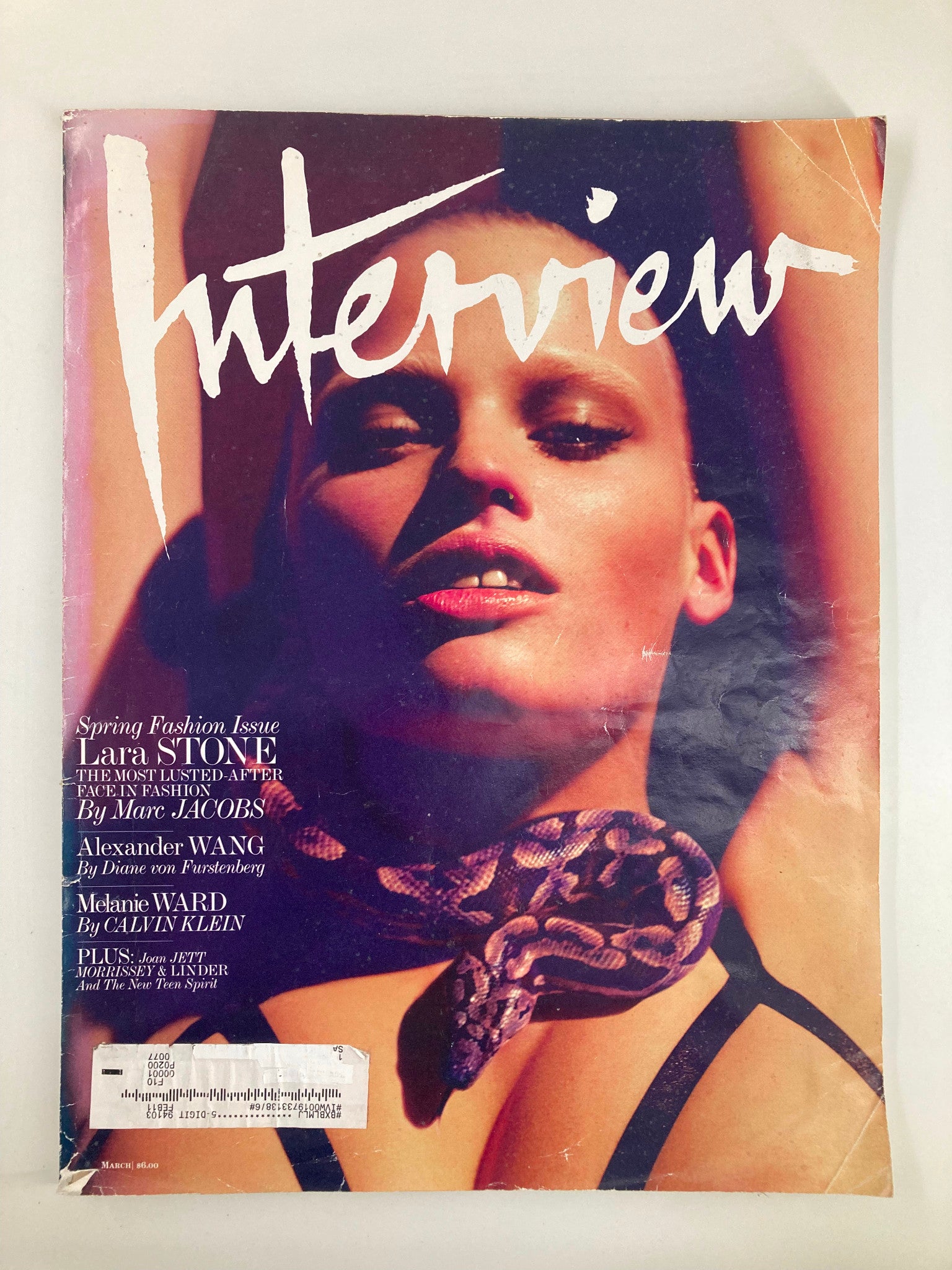 Interview Magazine March 2010 Lara Stone, Alexander Wang and Melanie Ward