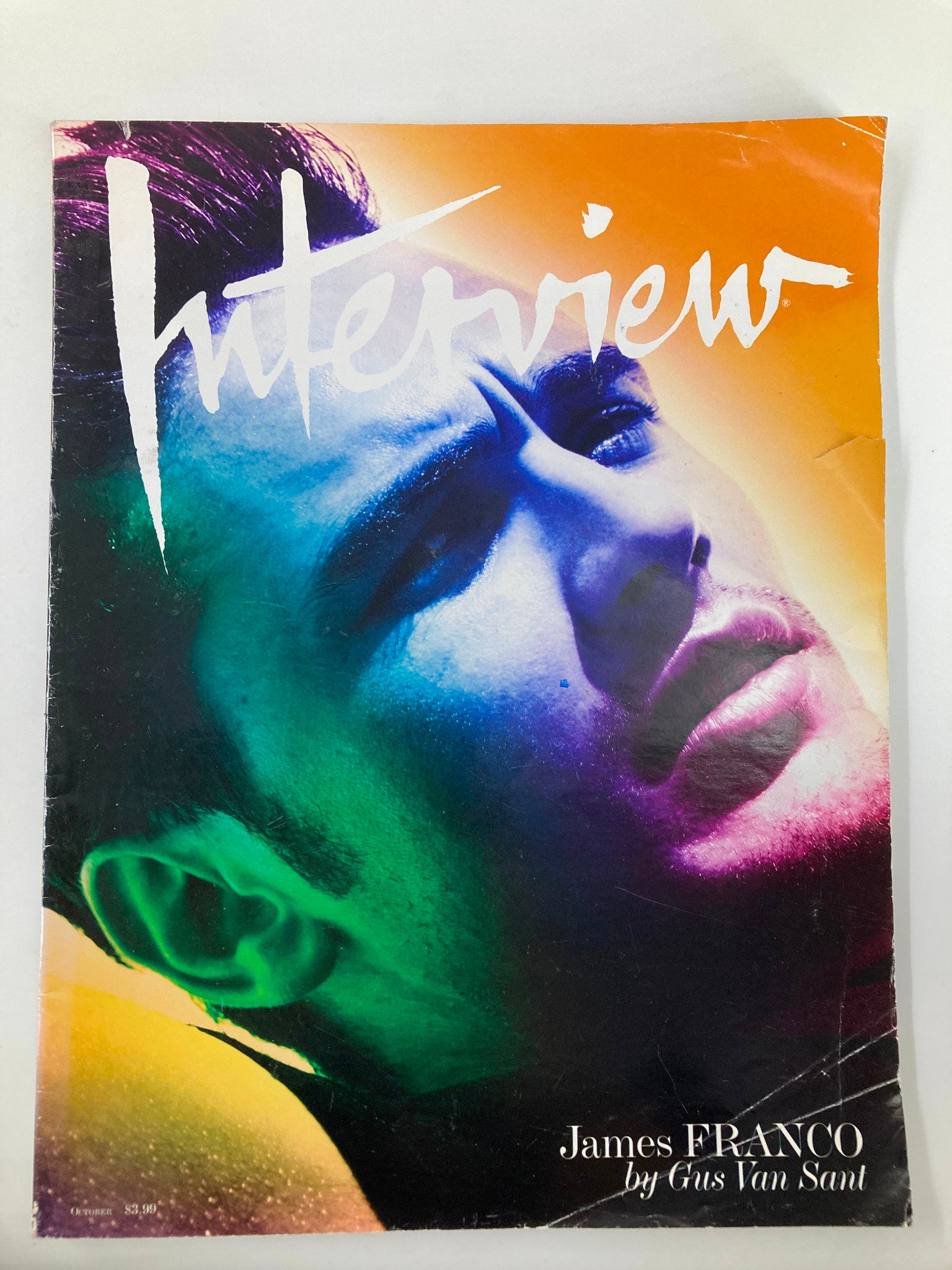 Interview Magazine October 2008 The Cover James Franco by Gus Van Sant