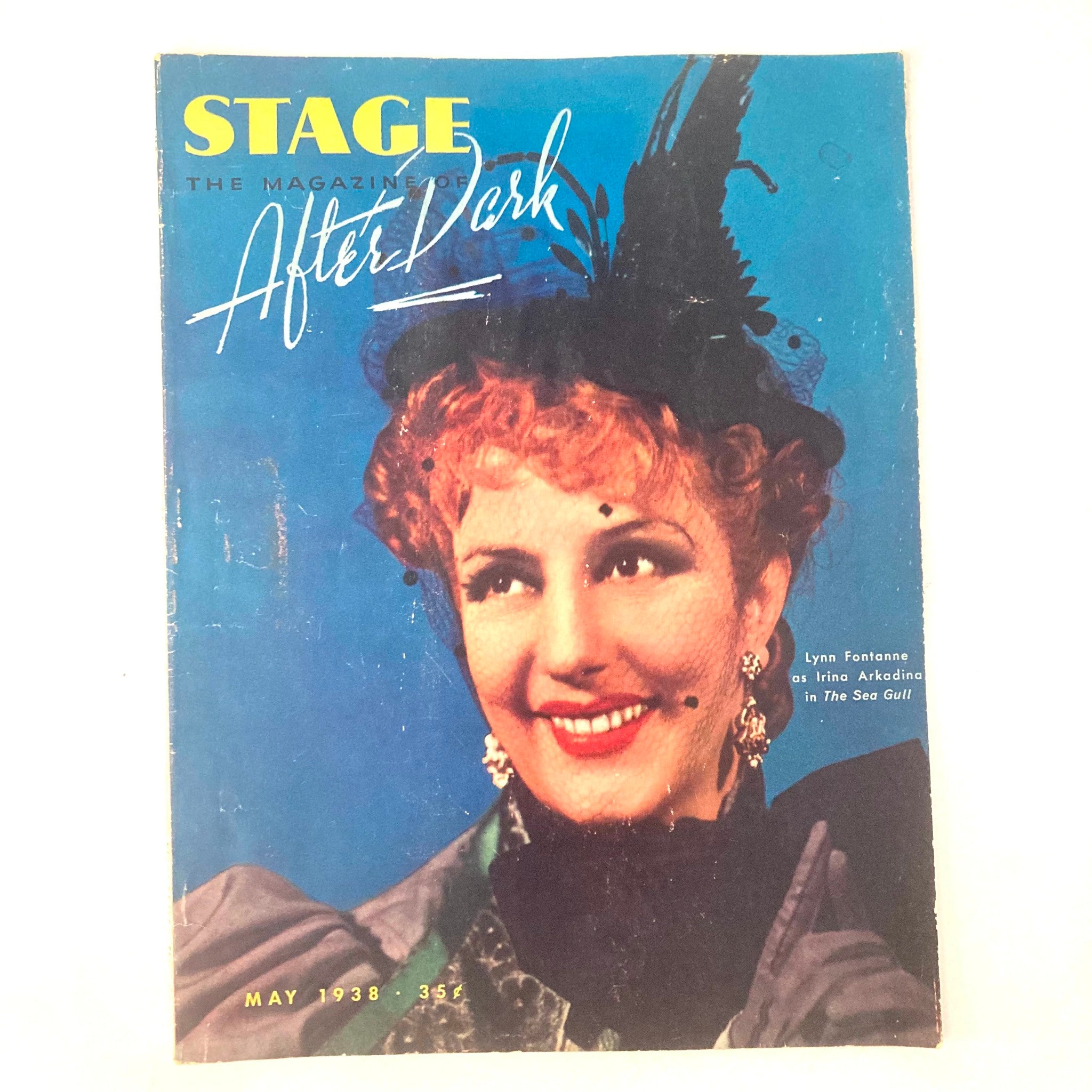 VTG Stage Magazine May 1938 Lynn Fontanne as Irina Arkadina No Label