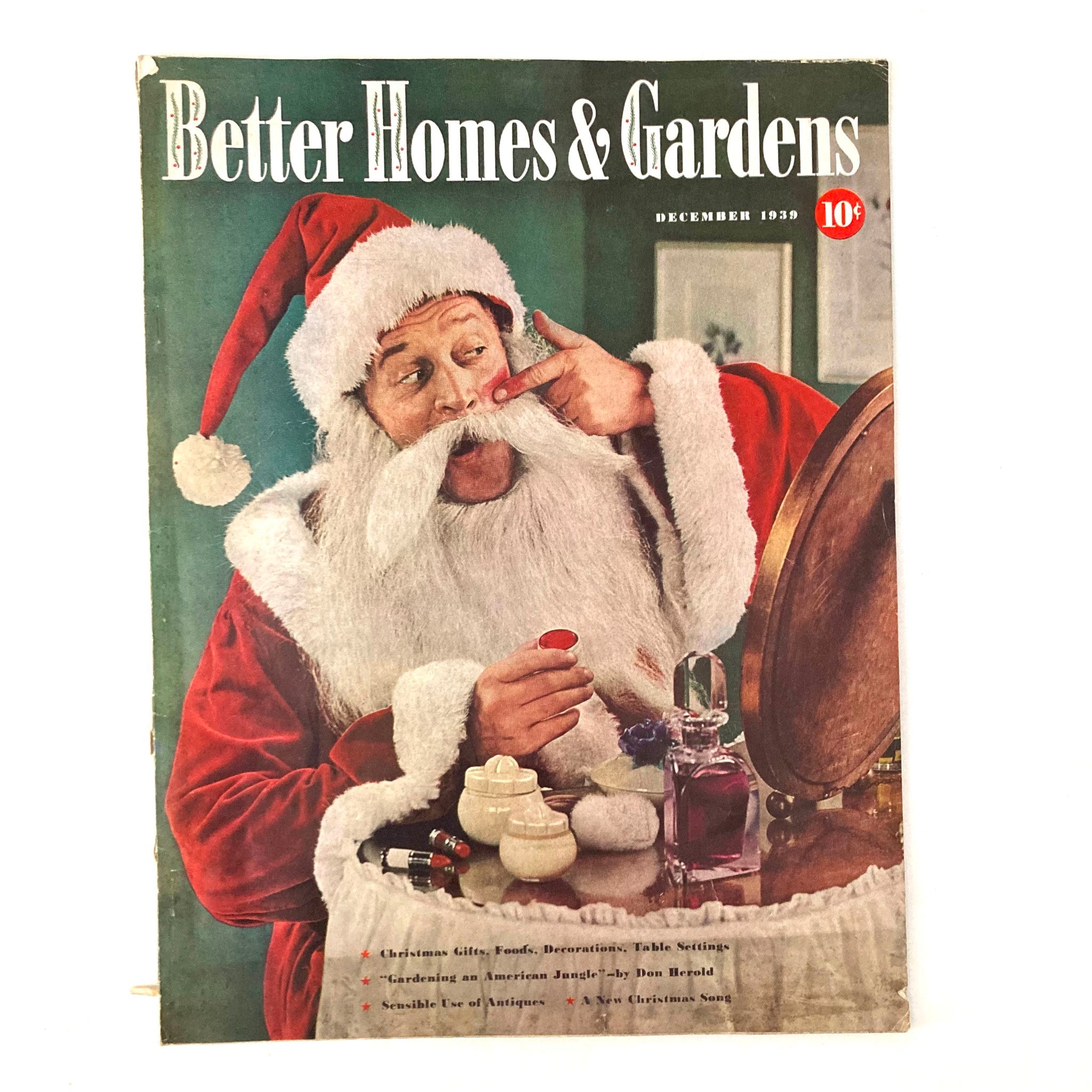 VTG Better Homes & Gardens Magazine December 1939 Gardening an American Jungle