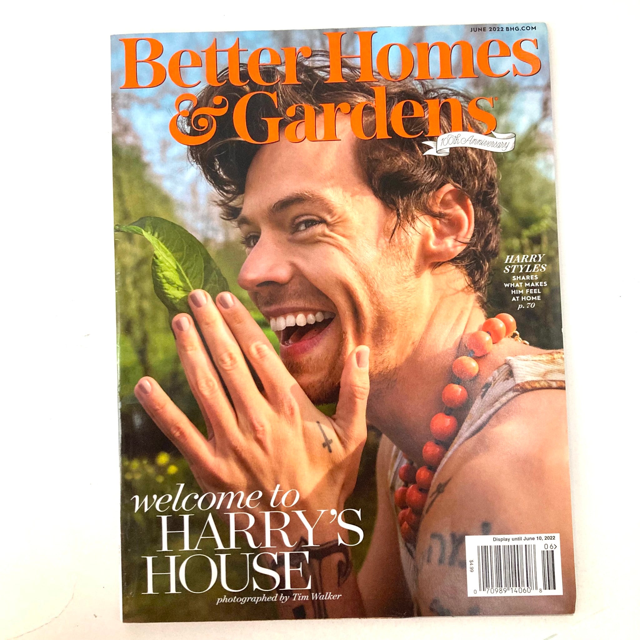 Better Homes & Gardens Magazine June 2022 Harry Styles' Cover No Label VG