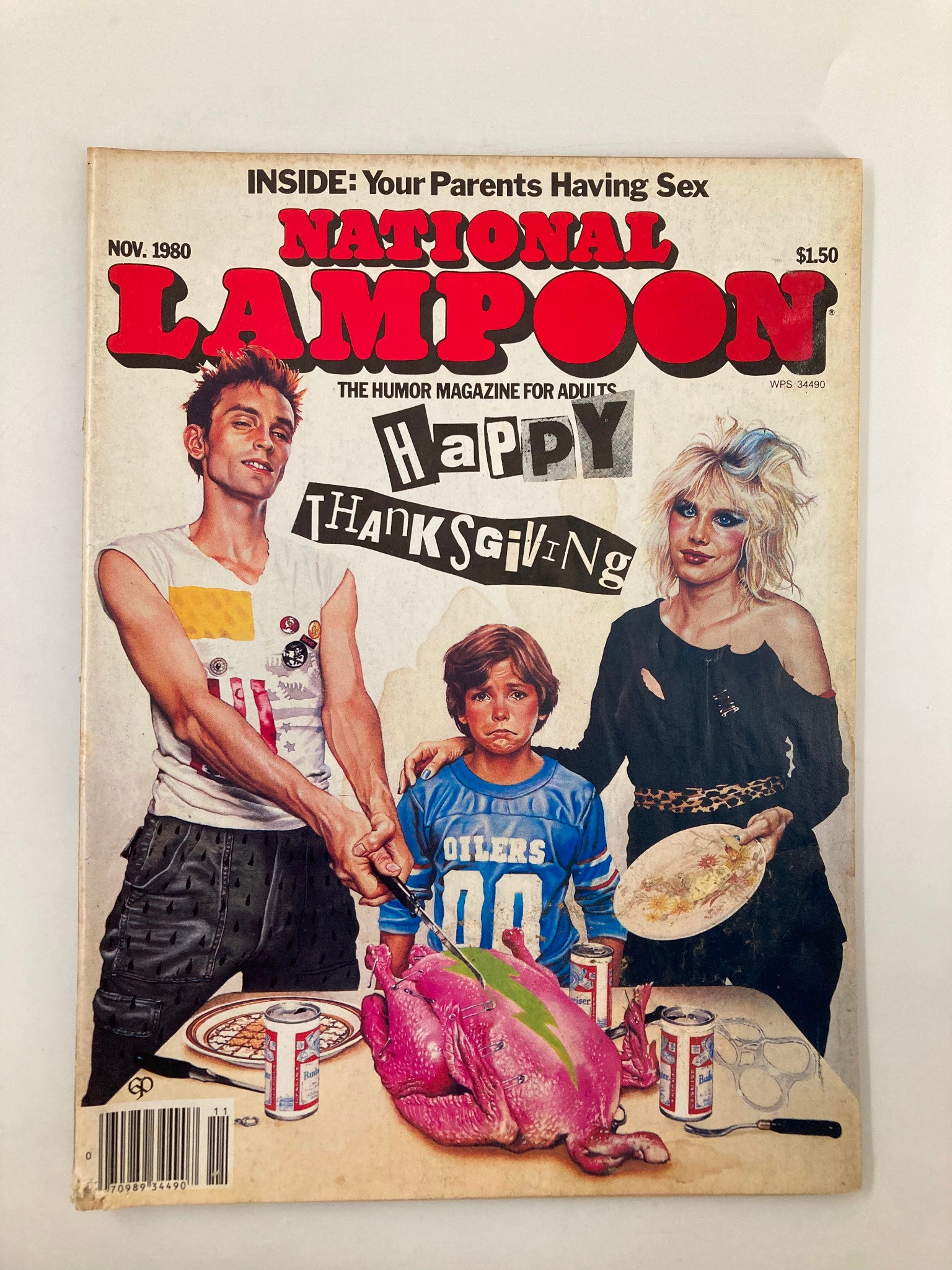 National Lampoon Humor Magazine November 1980 Inside Happy Thanksgiving