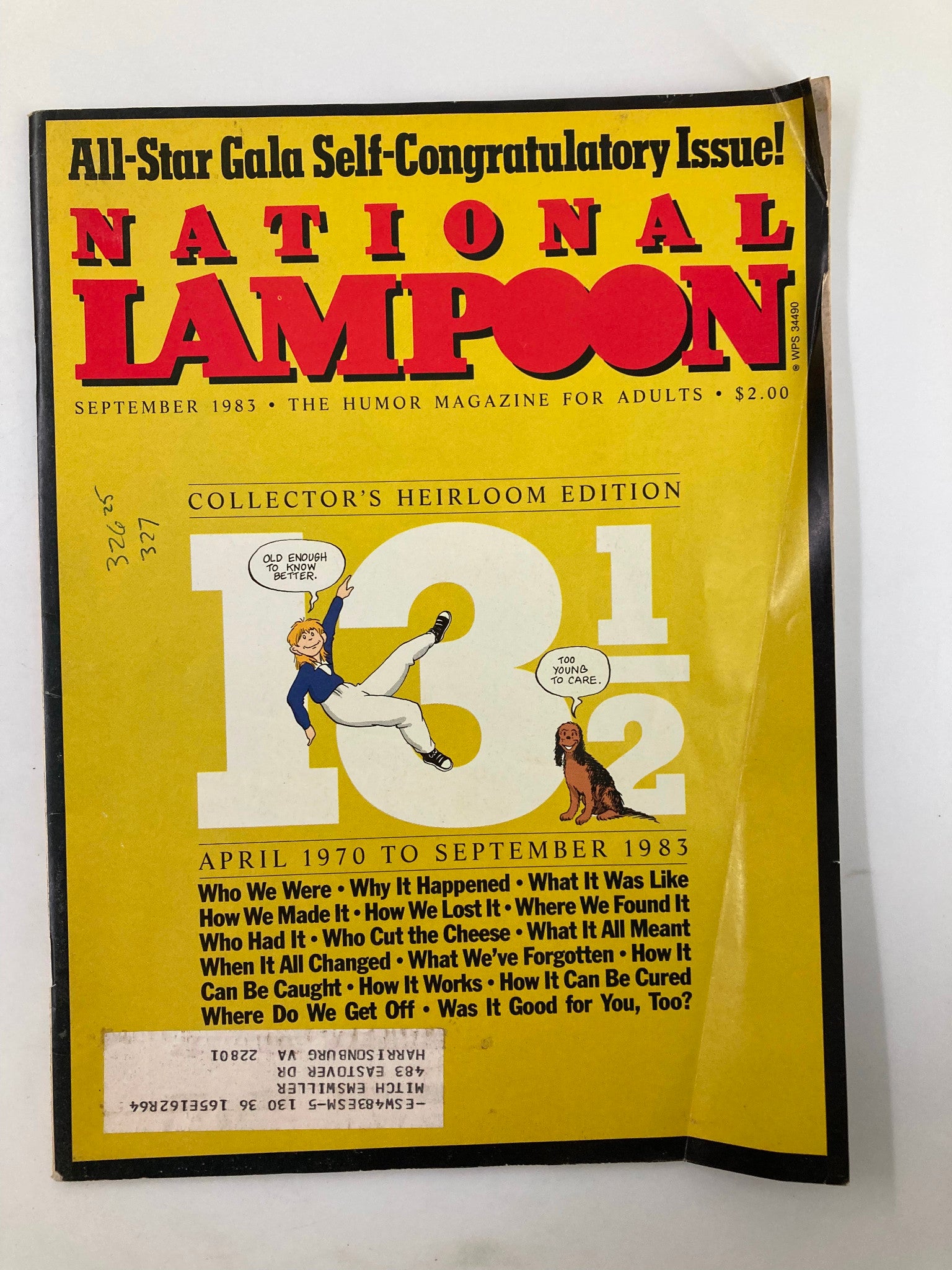 National Lampoon Humor Magazine September 1983 Collector's Heirloom Edition