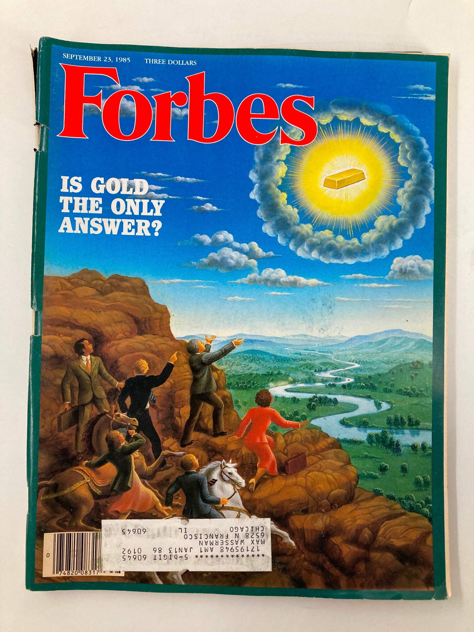 VTG Forbes Magazine September 23 1985 Is Gold The Only Answer?