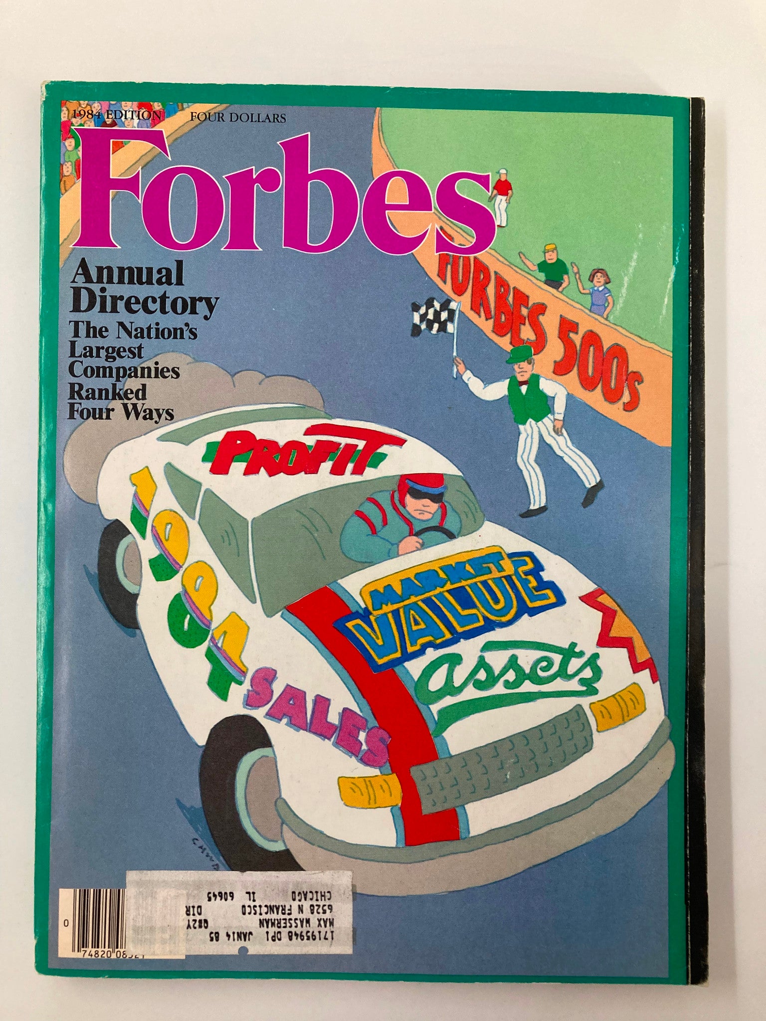 VTG Forbes Magazine 1984 Annual Directory The Nation's Largest Companies Ranked