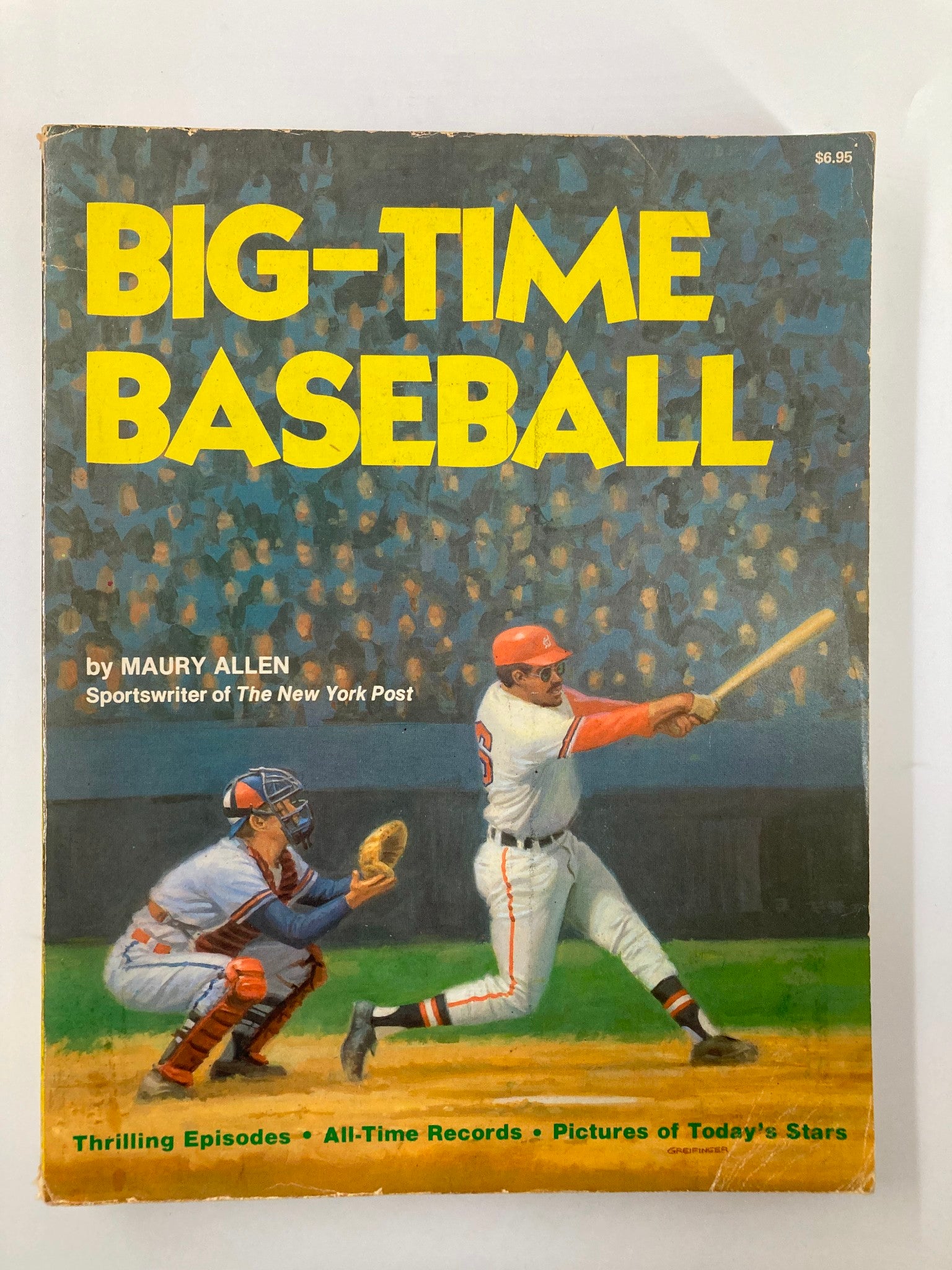 VTG 1978 Big-Time Baseball by Maury Allen of The New York Post