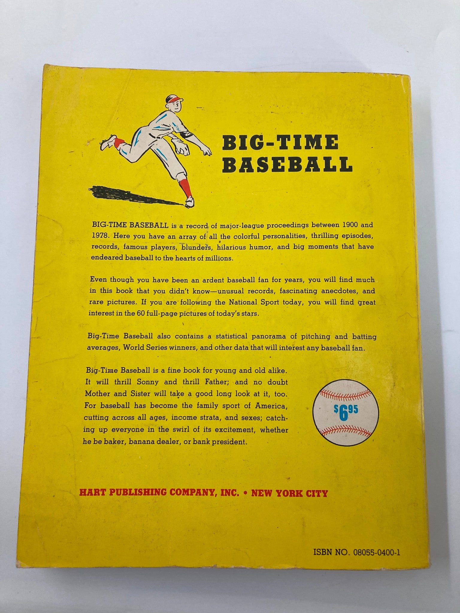 VTG 1978 Big-Time Baseball by Maury Allen of The New York Post