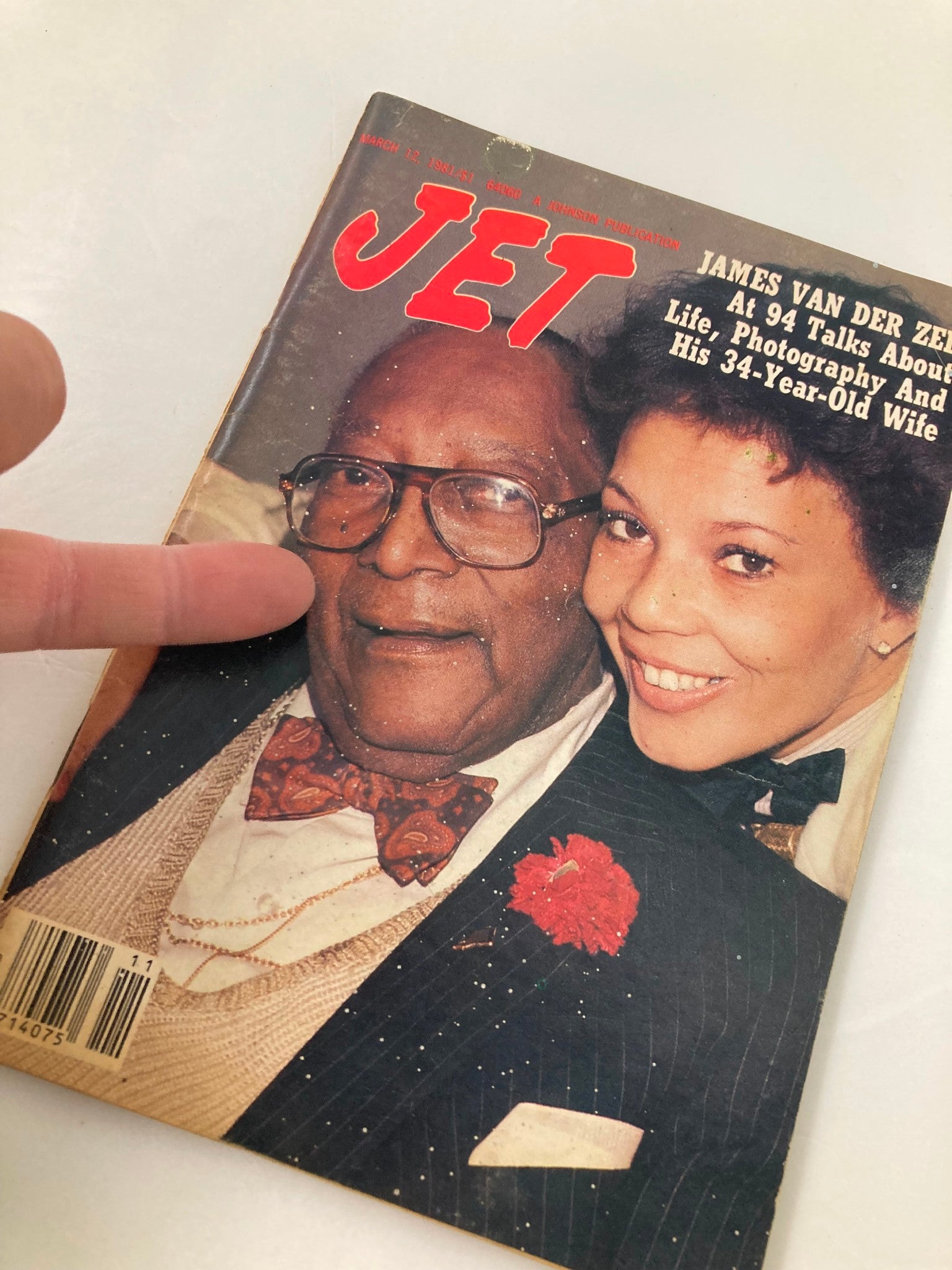 VTG Jet Magazine March 12 1981 Vol 59 #26 James Van Der Zee No Label