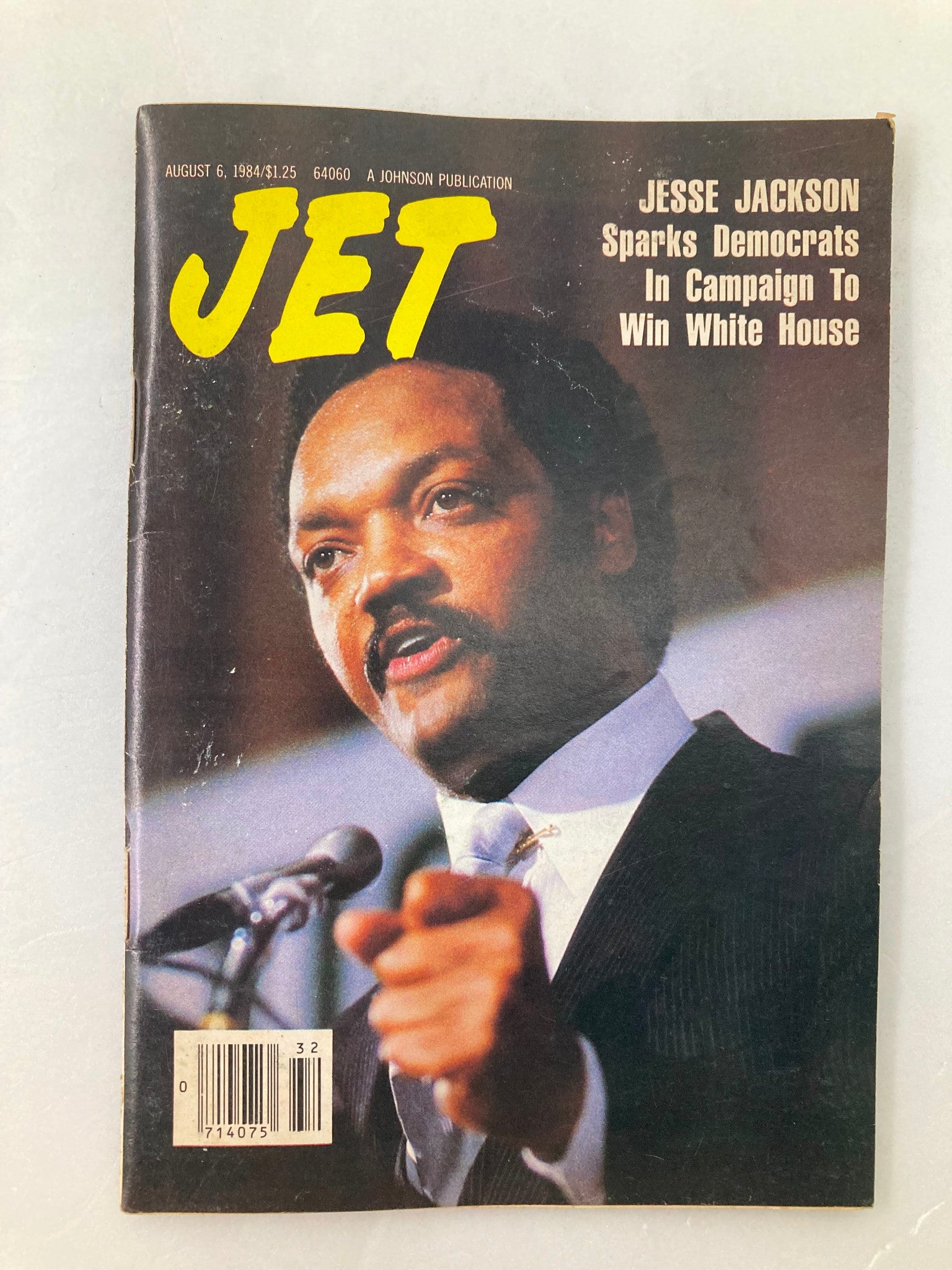 VTG Jet Magazine Augut 6 1984 Vol 66 #22 Rev. Jesse Jackson No Label