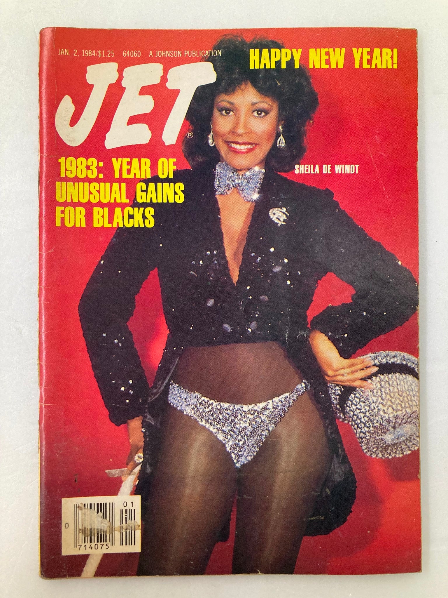 VTG Jet Magazine January 2 1984 Vol 65 #17 Sheila De Windt No Label