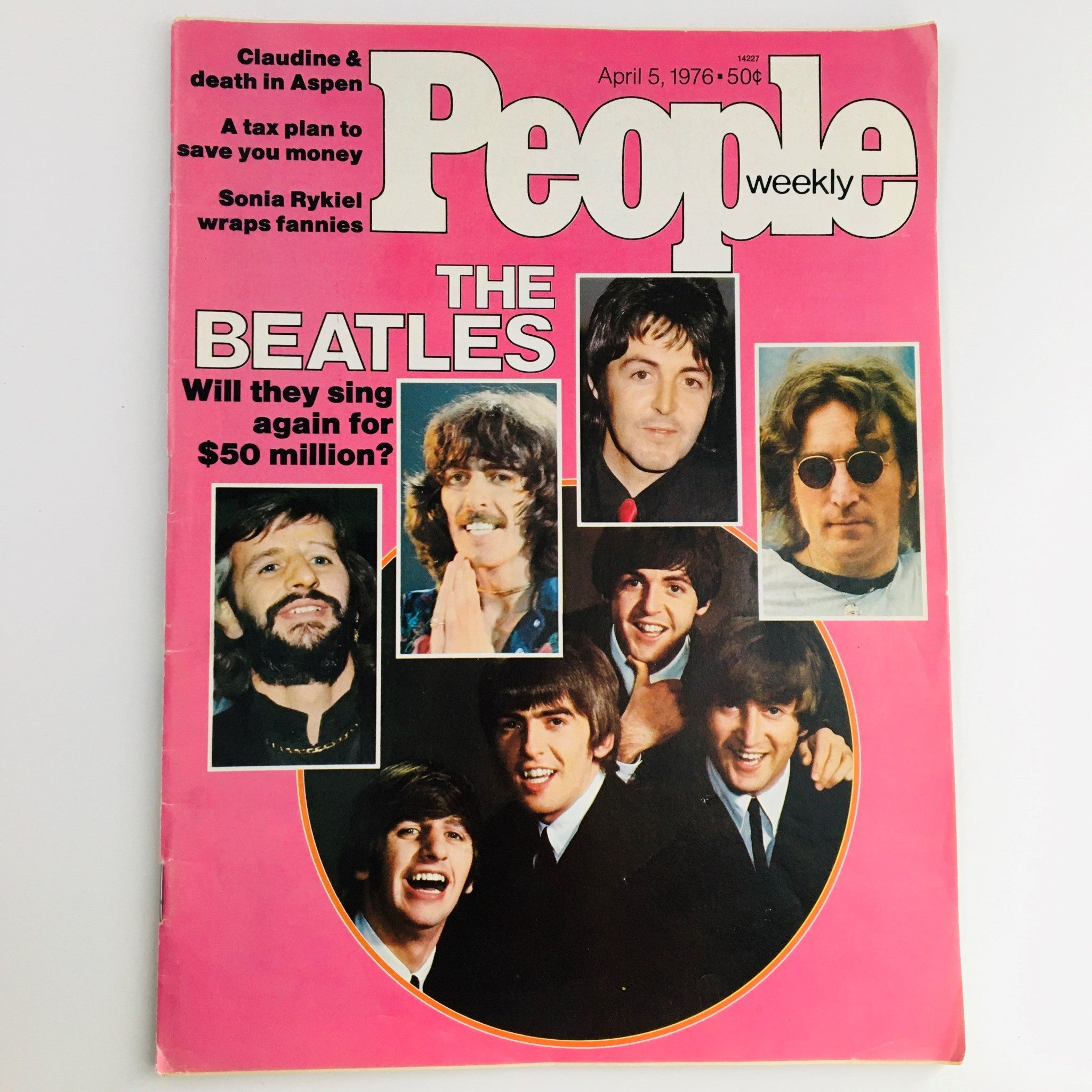 People Weekly Magazine April 5 1976 The Beatles & Sonia Rykiel, No Label