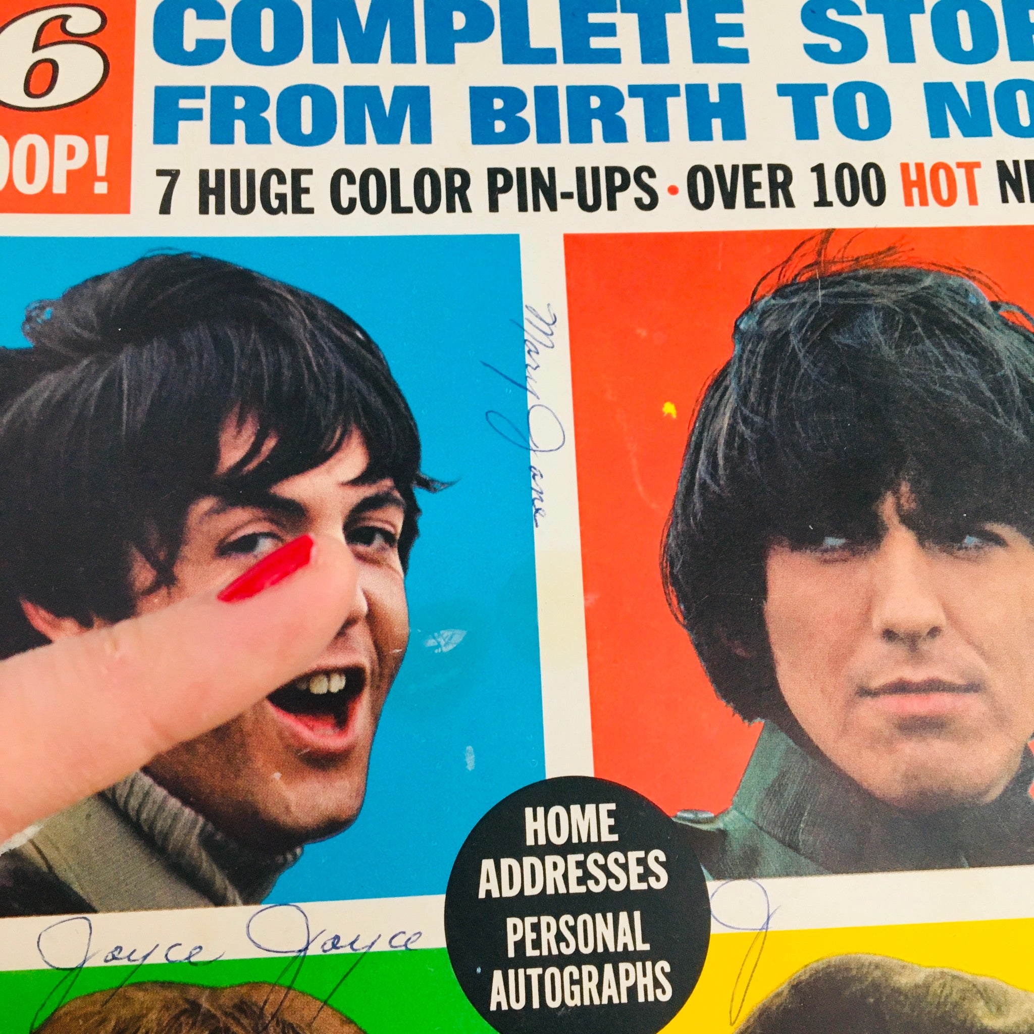 16 Scoop Magazine 1965 Beatles Complete Story From Birth to Now