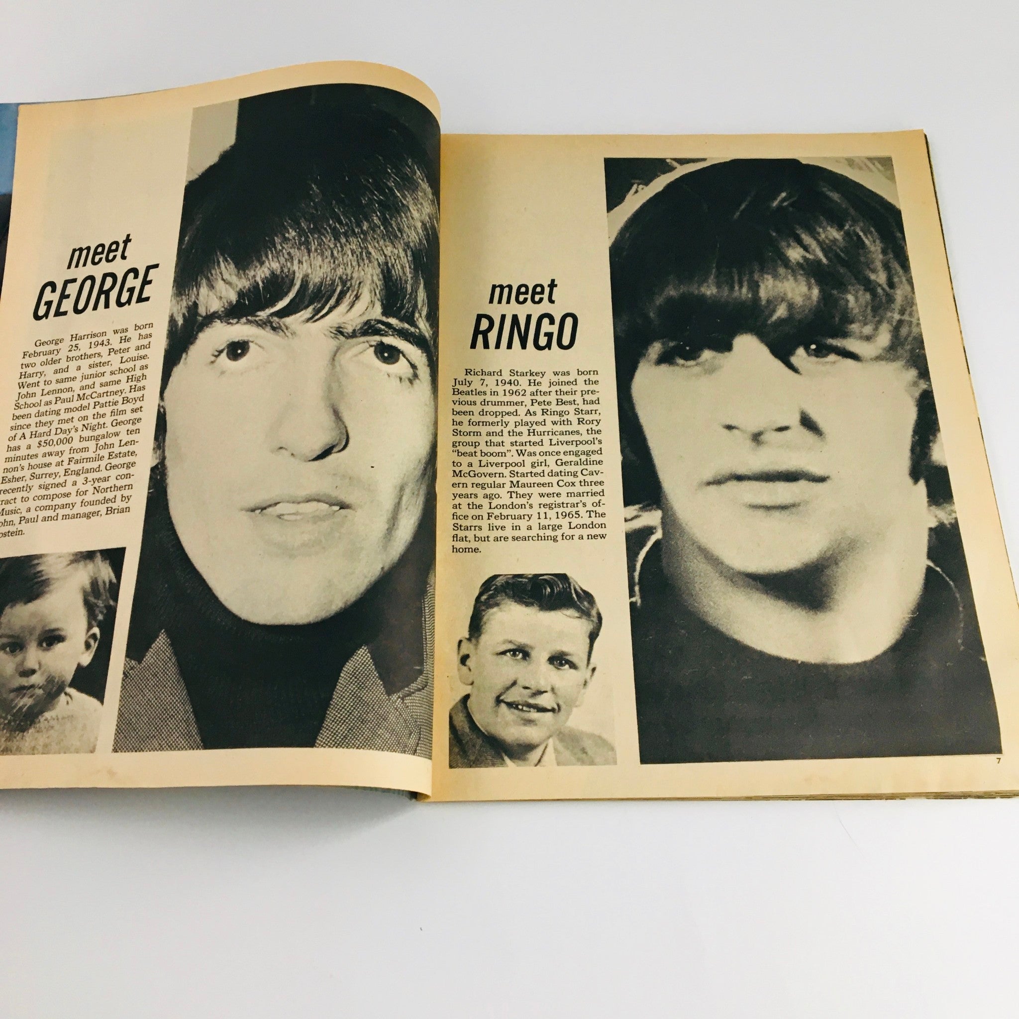 16 Scoop Magazine 1965 Beatles Complete Story From Birth to Now