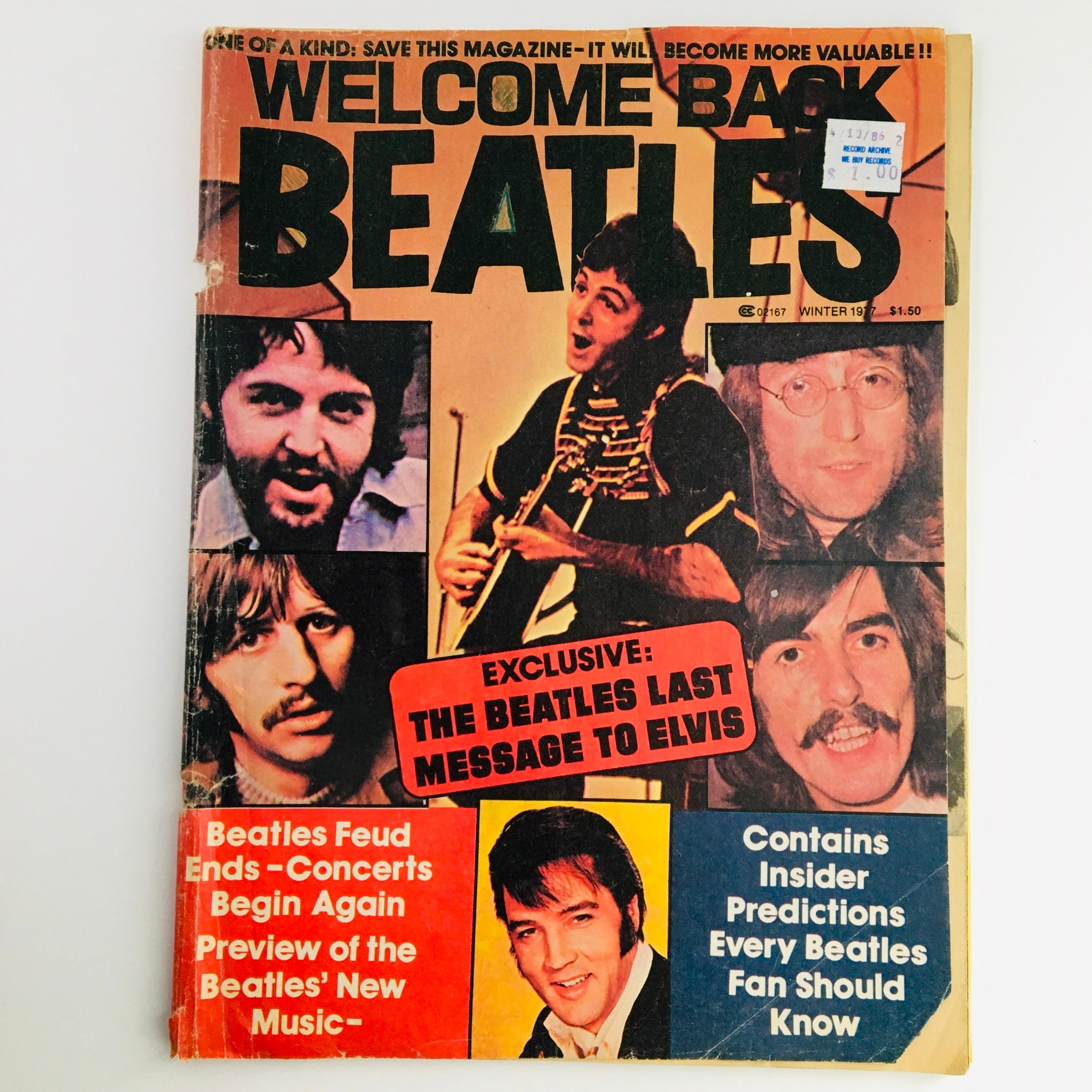 Welcome Back Beatles Part III by Howie Blumenthal Winter 1977, No Label