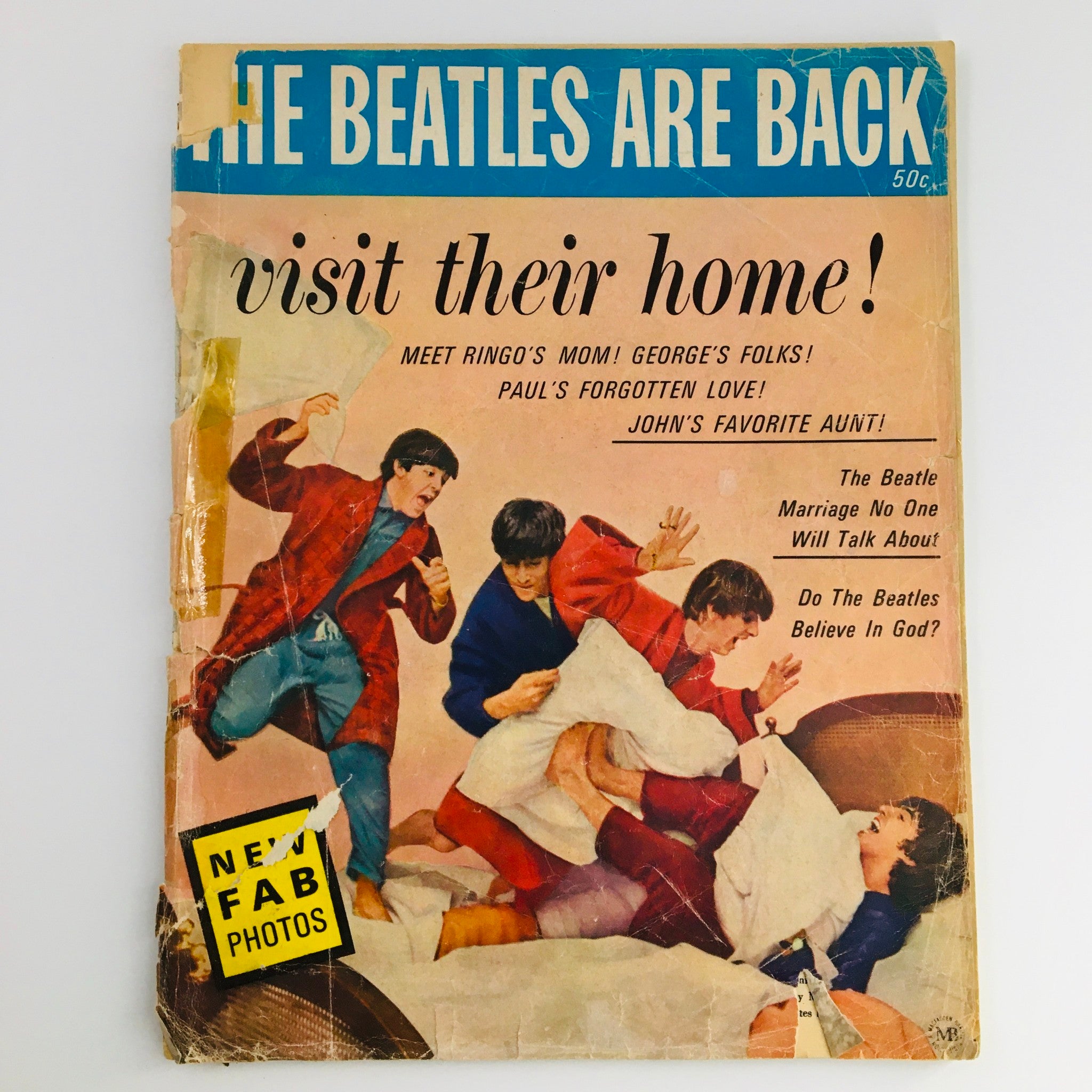 1964 The Beatles Are Back and Visit Their Home Fab Photos, No Label