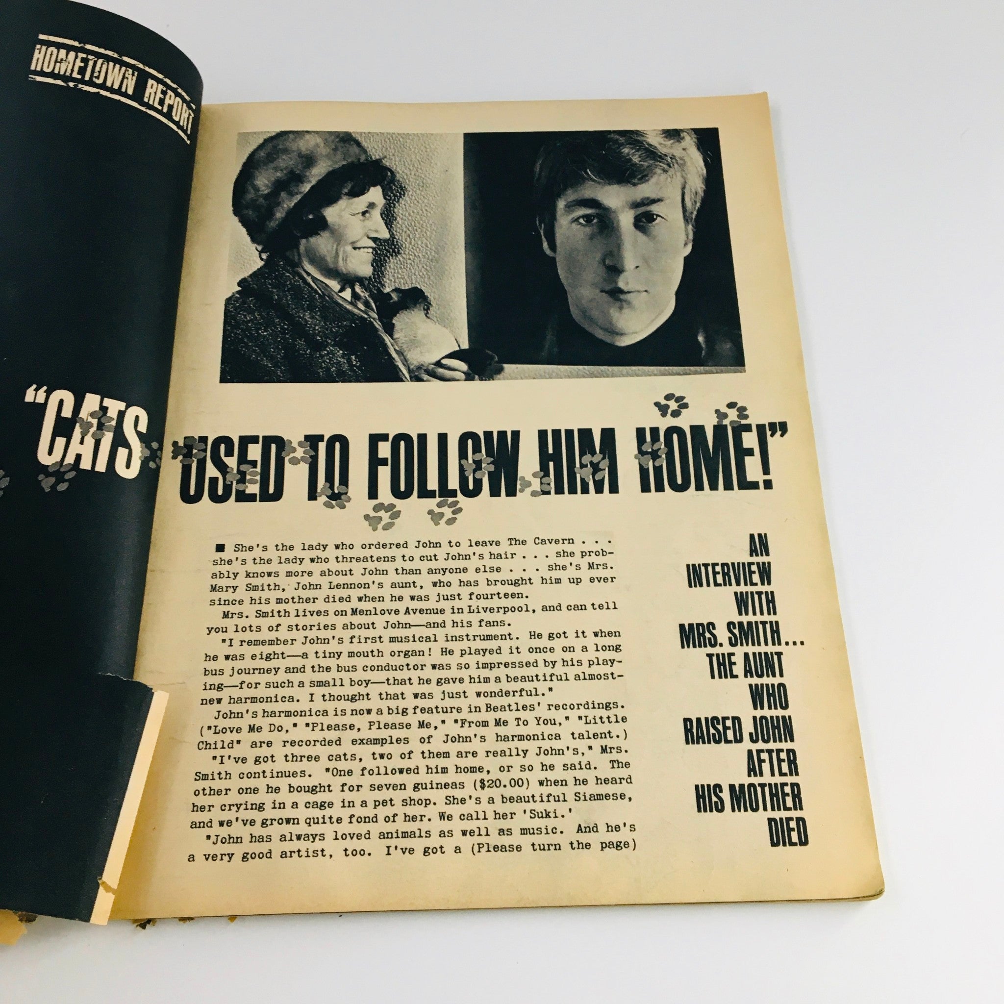 1964 The Beatles Are Back and Visit Their Home Fab Photos, No Label