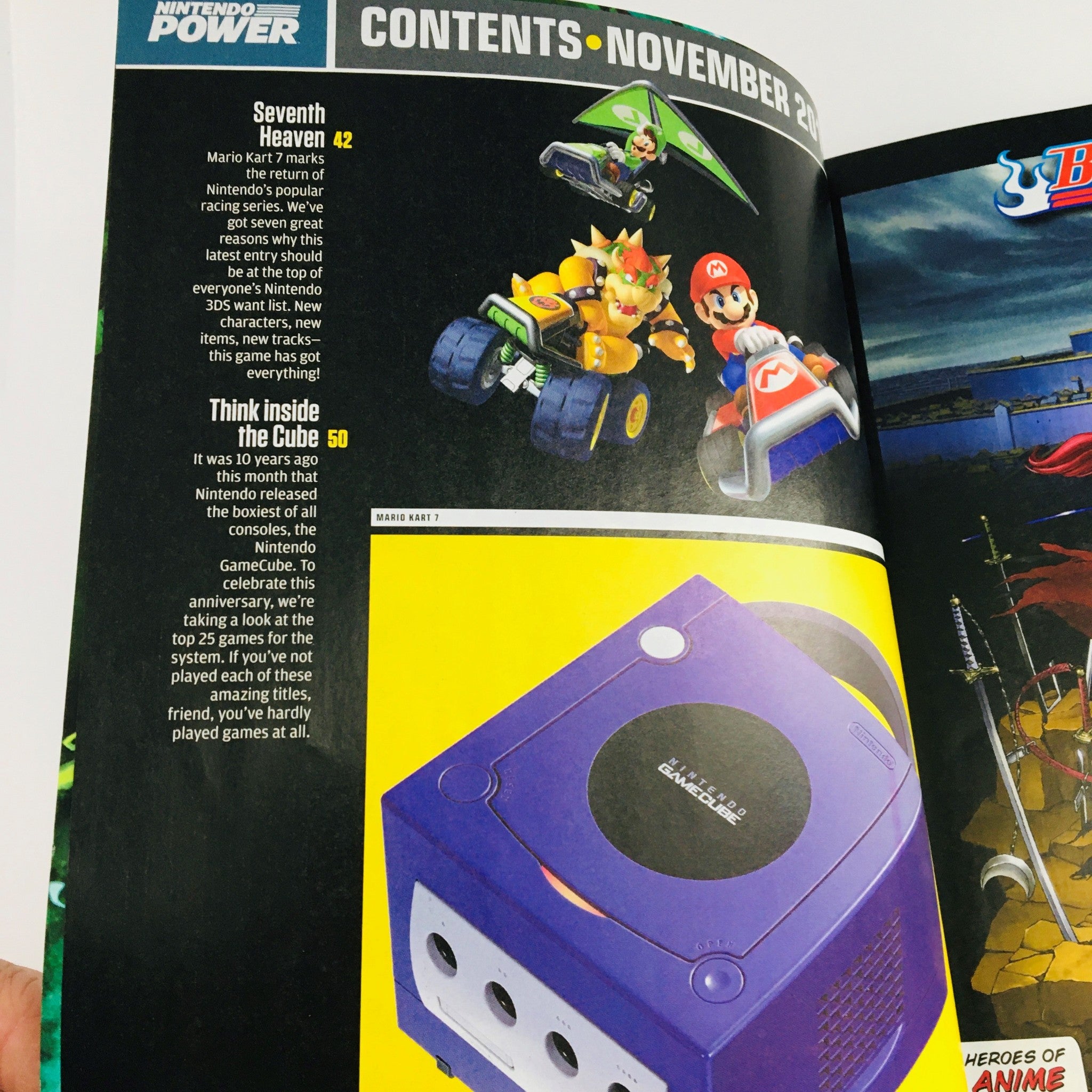 Nintendo Power Magazine November 2011 Mario Kart 7 & The Legend of Zelda, VG