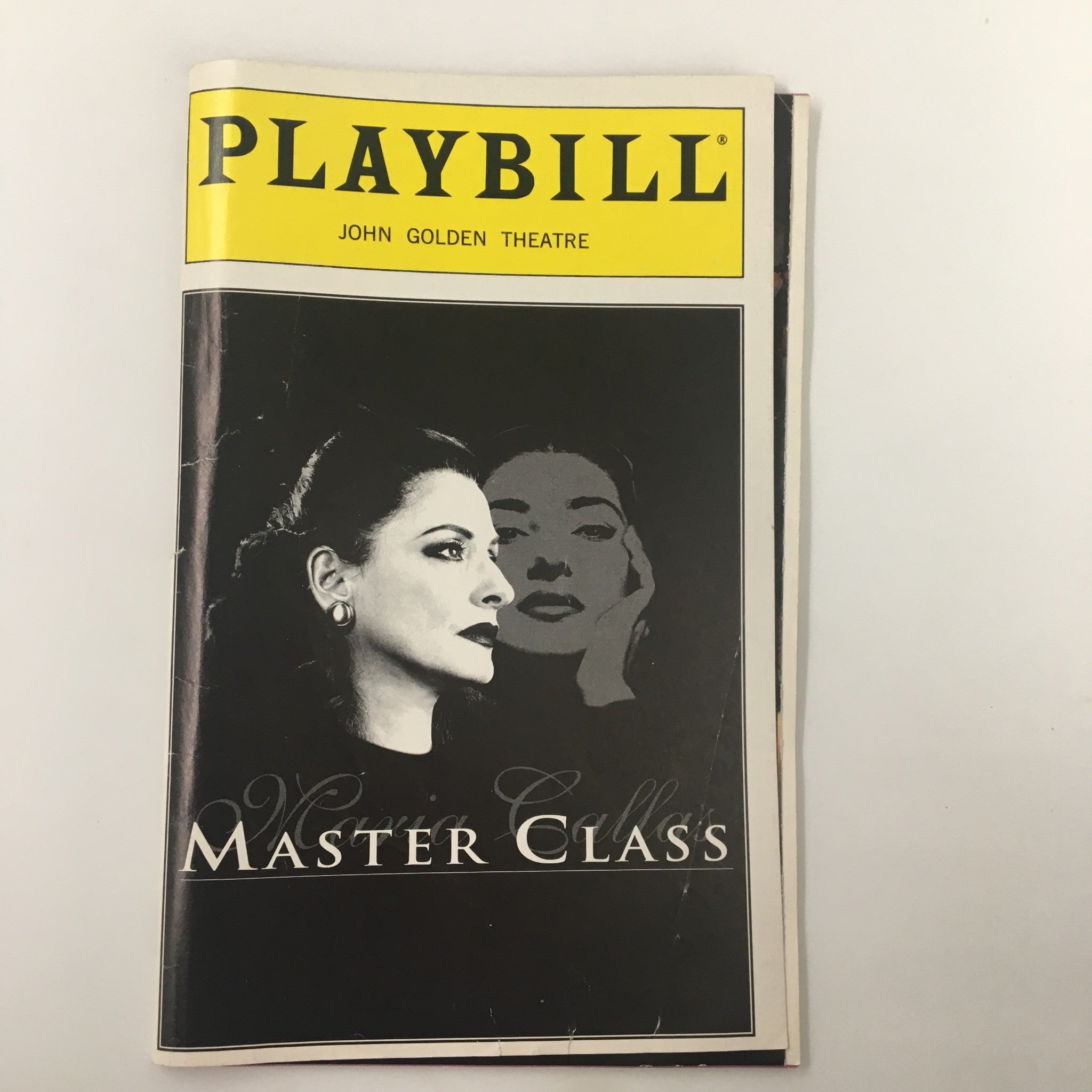 1996 Playbill Golden Theatre Patti Lupone in Maria Calla's Master Class