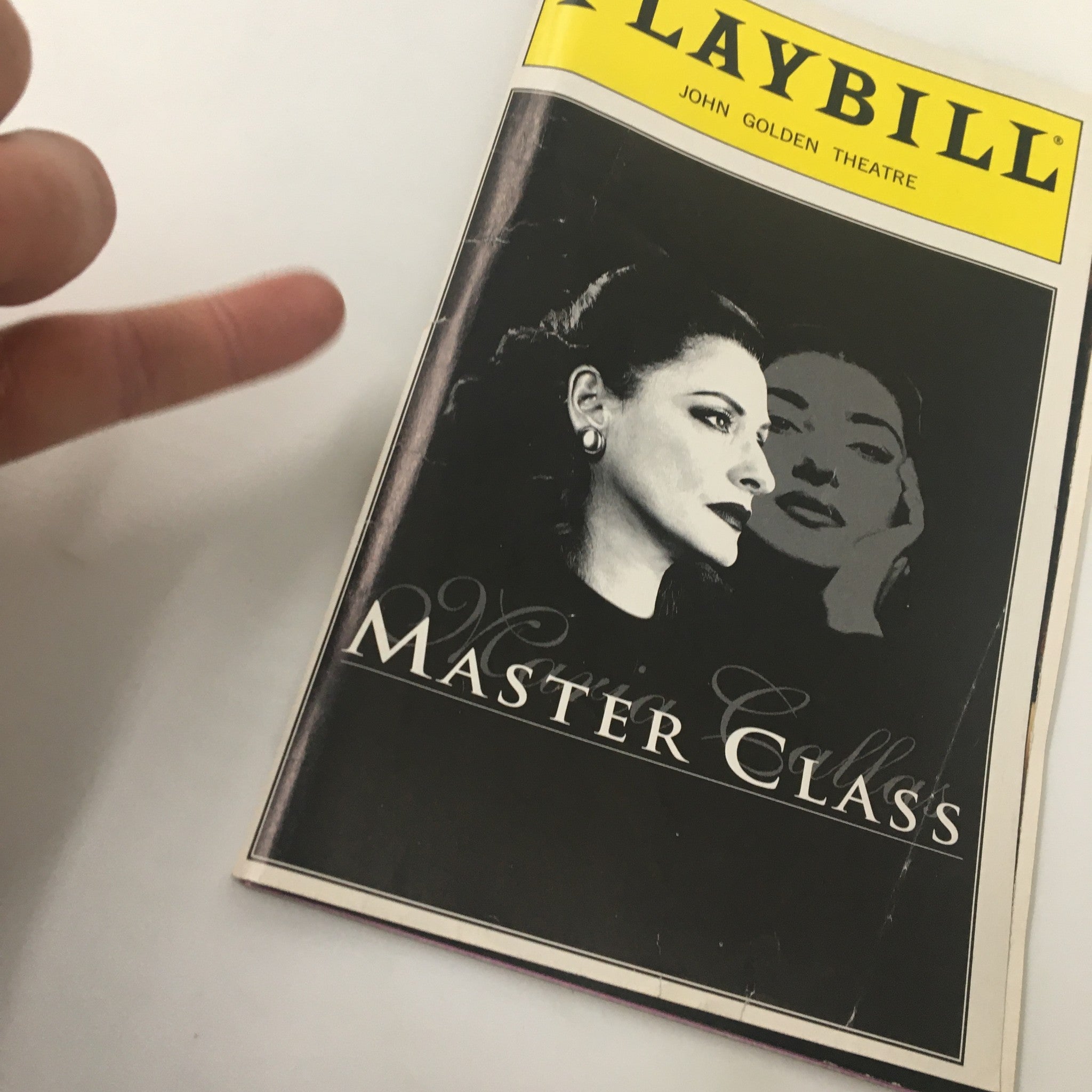 1996 Playbill Golden Theatre Patti Lupone in Maria Calla's Master Class