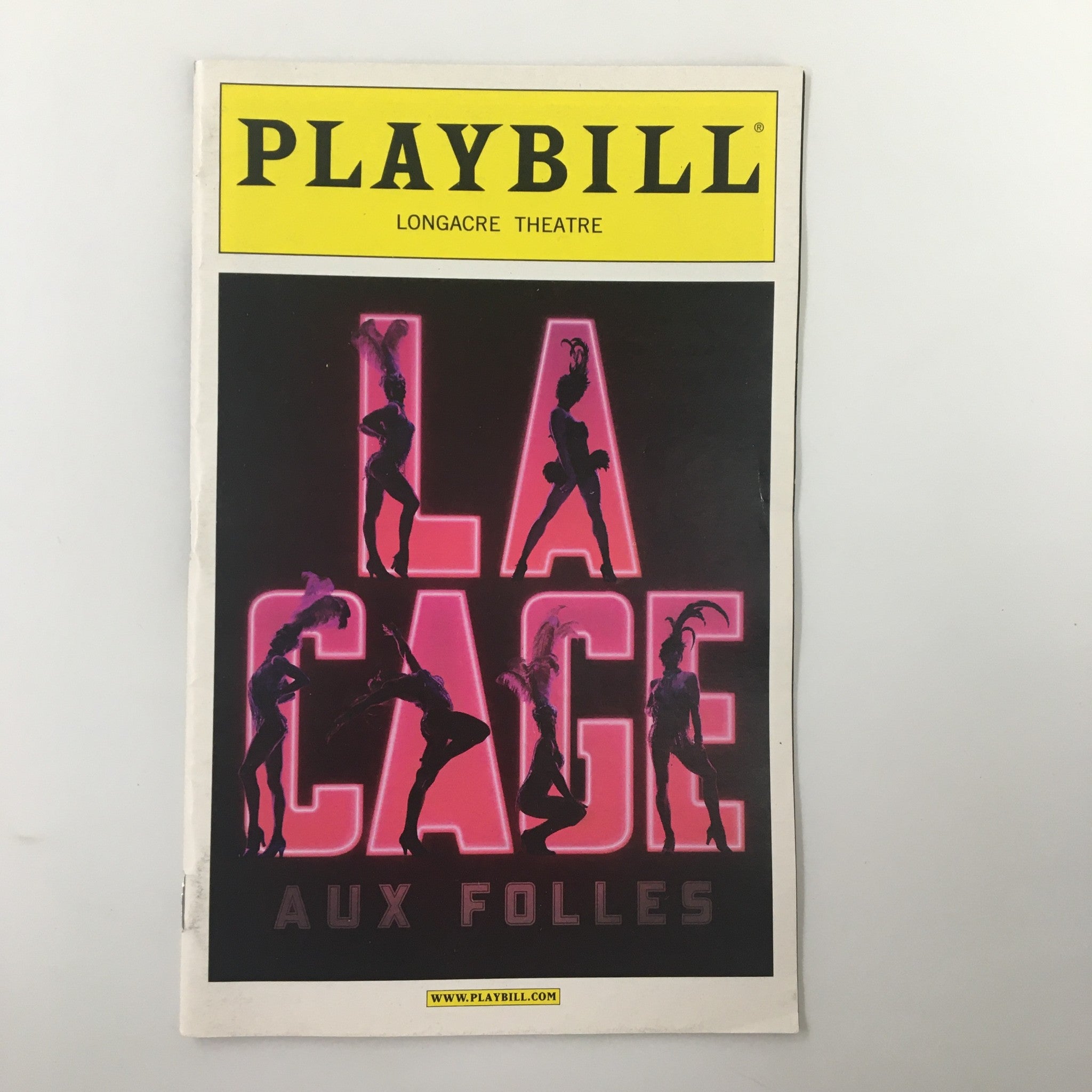 2010 Playbill Longacre Theatre Kelsey Grammer in La Cage Aux Folles