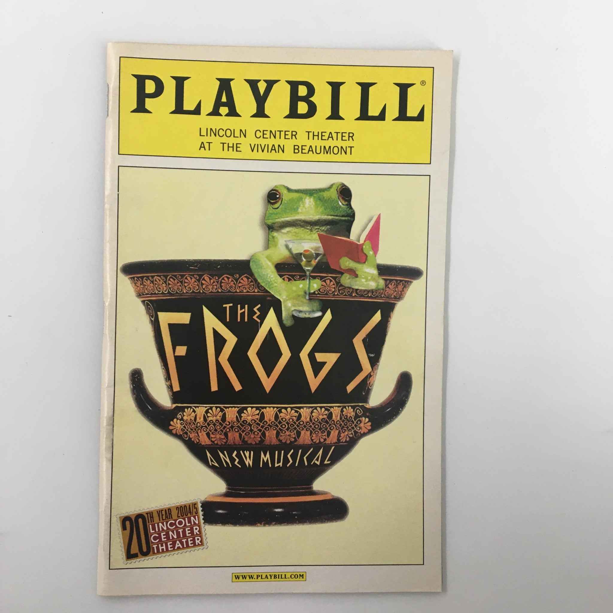 2004 Playbill Lincoln Center Theatre The Frogs A New Musical by Susan Stroman