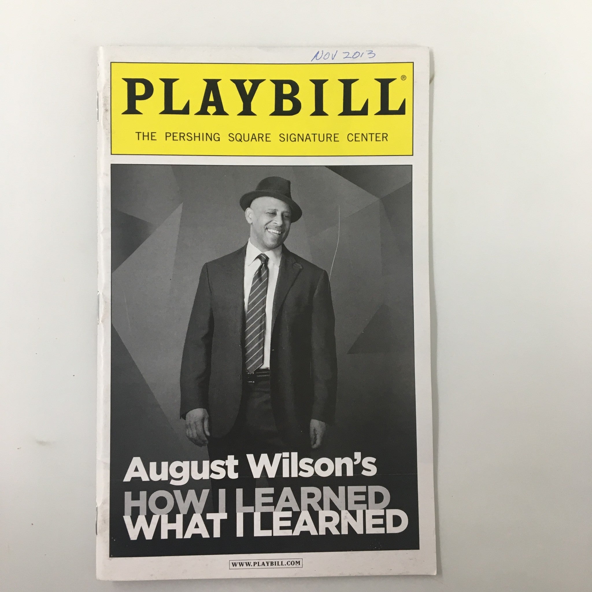 2013 Playbill The Pershing Square Signature Center How I Learned What I Learned