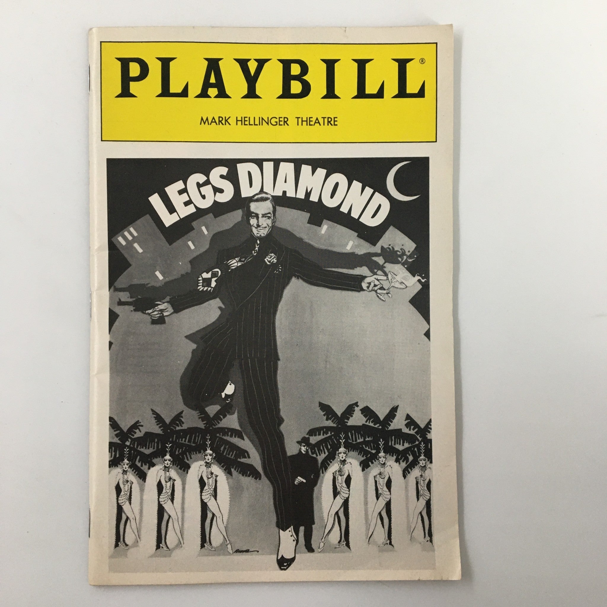 1989 Playbill Mark Hellinger Theatre Peter Allen Legs Diamond by Robert Ackerman