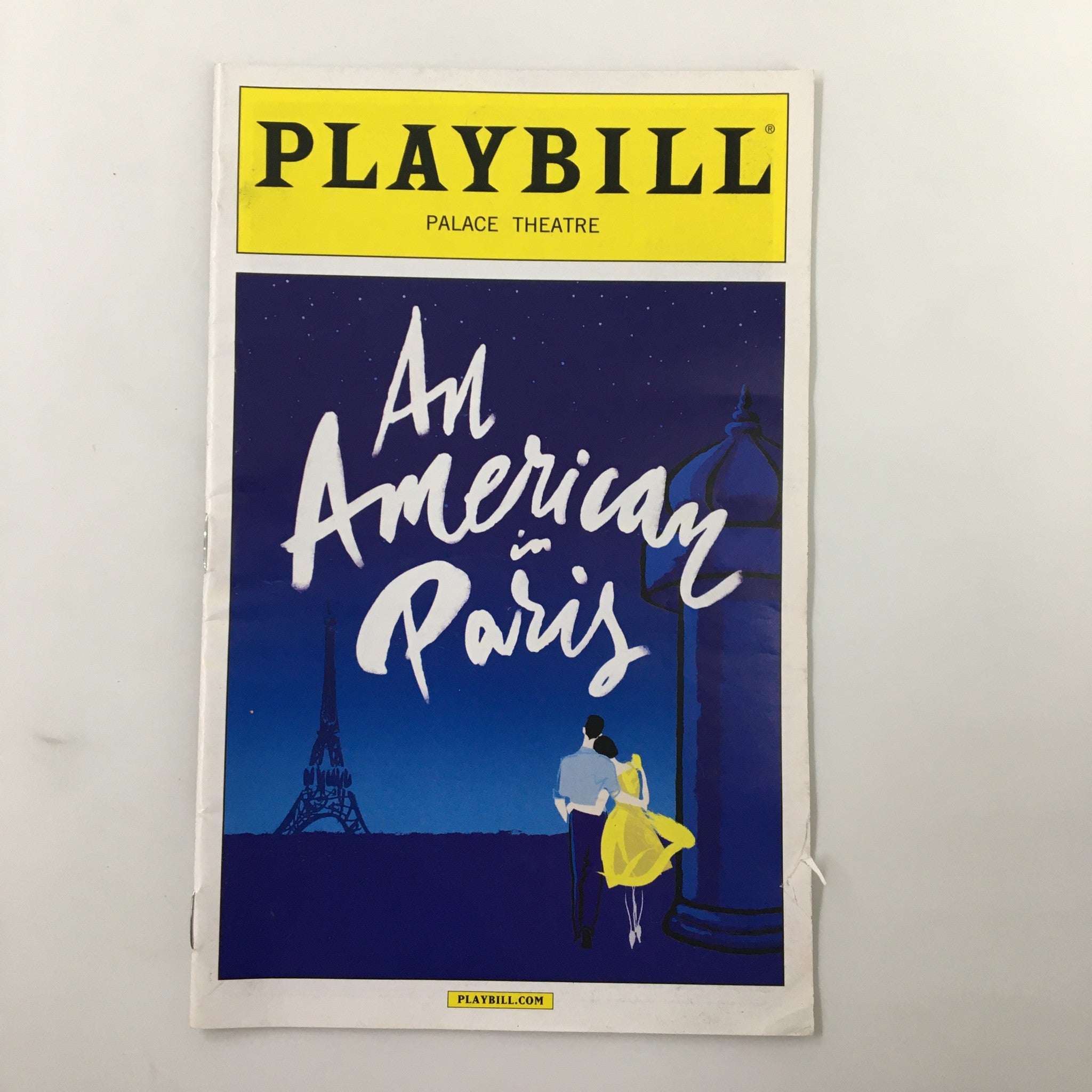 2015 Playbill Palace Theatre An American in Paris by Christopher Wheeldon