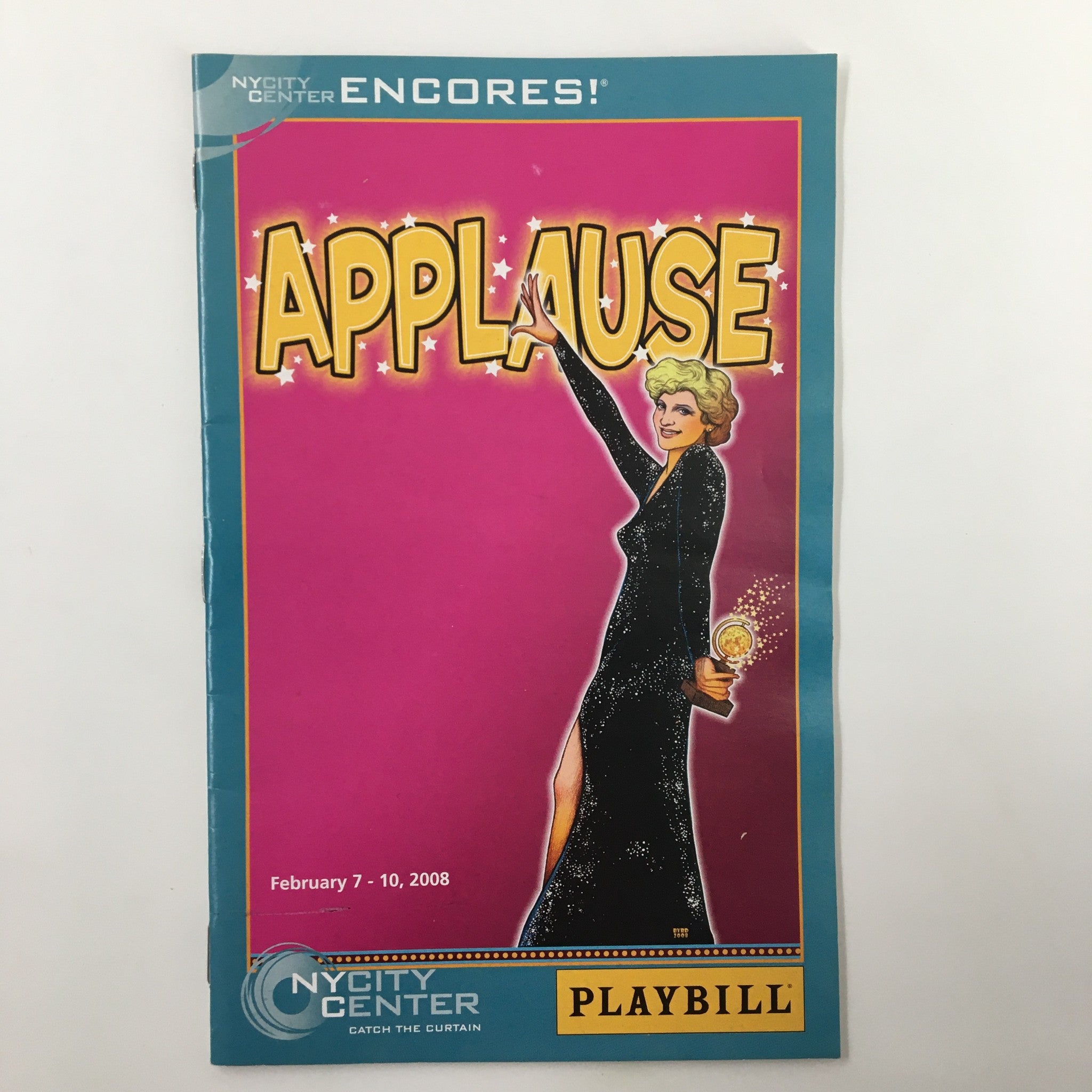 2008 Playbill NY City Center Encores Applause by Betty Comden and Adolph Green