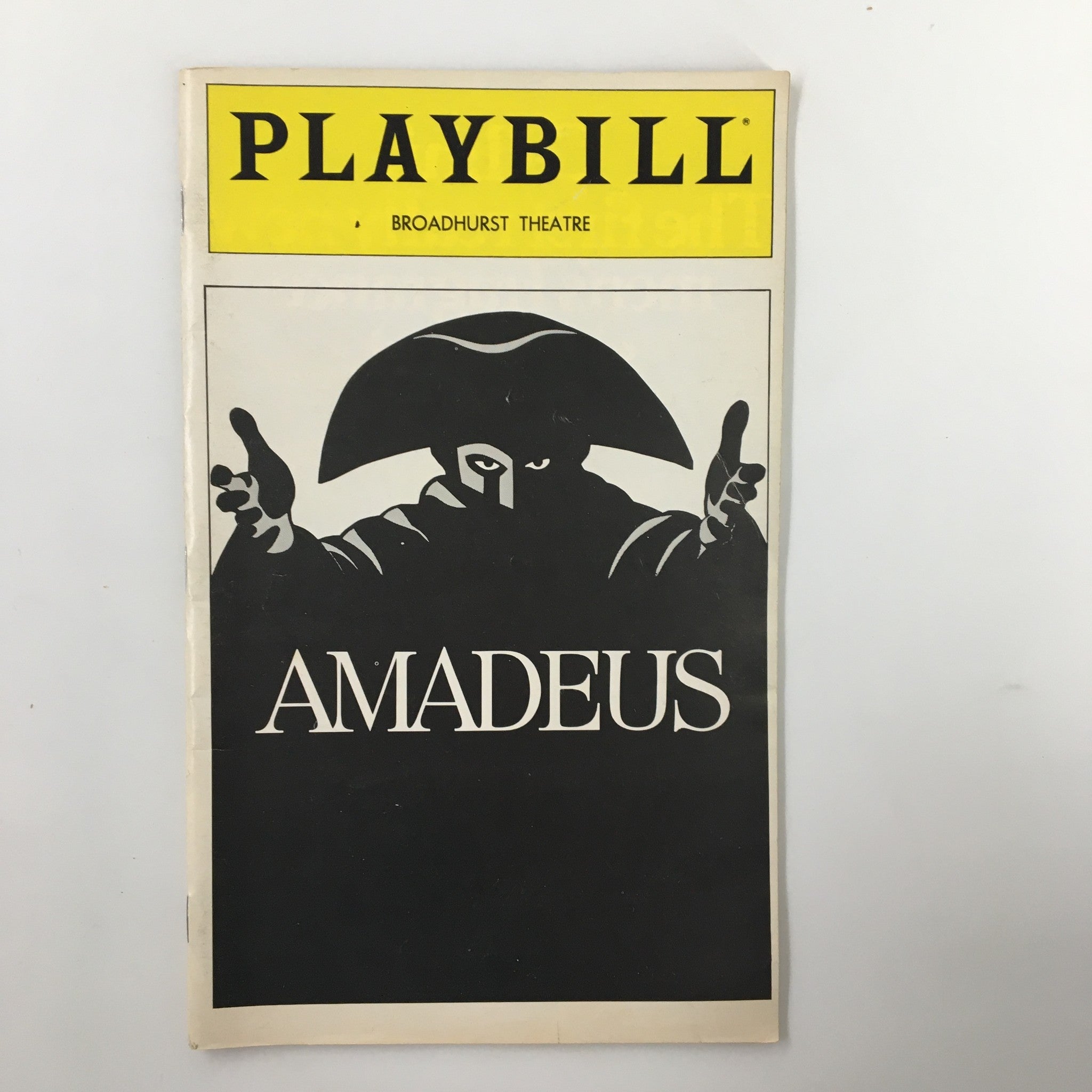 1981 Playhouse Broadhurst Theater Ian McKellen in Amadeus by Peter Shaffer