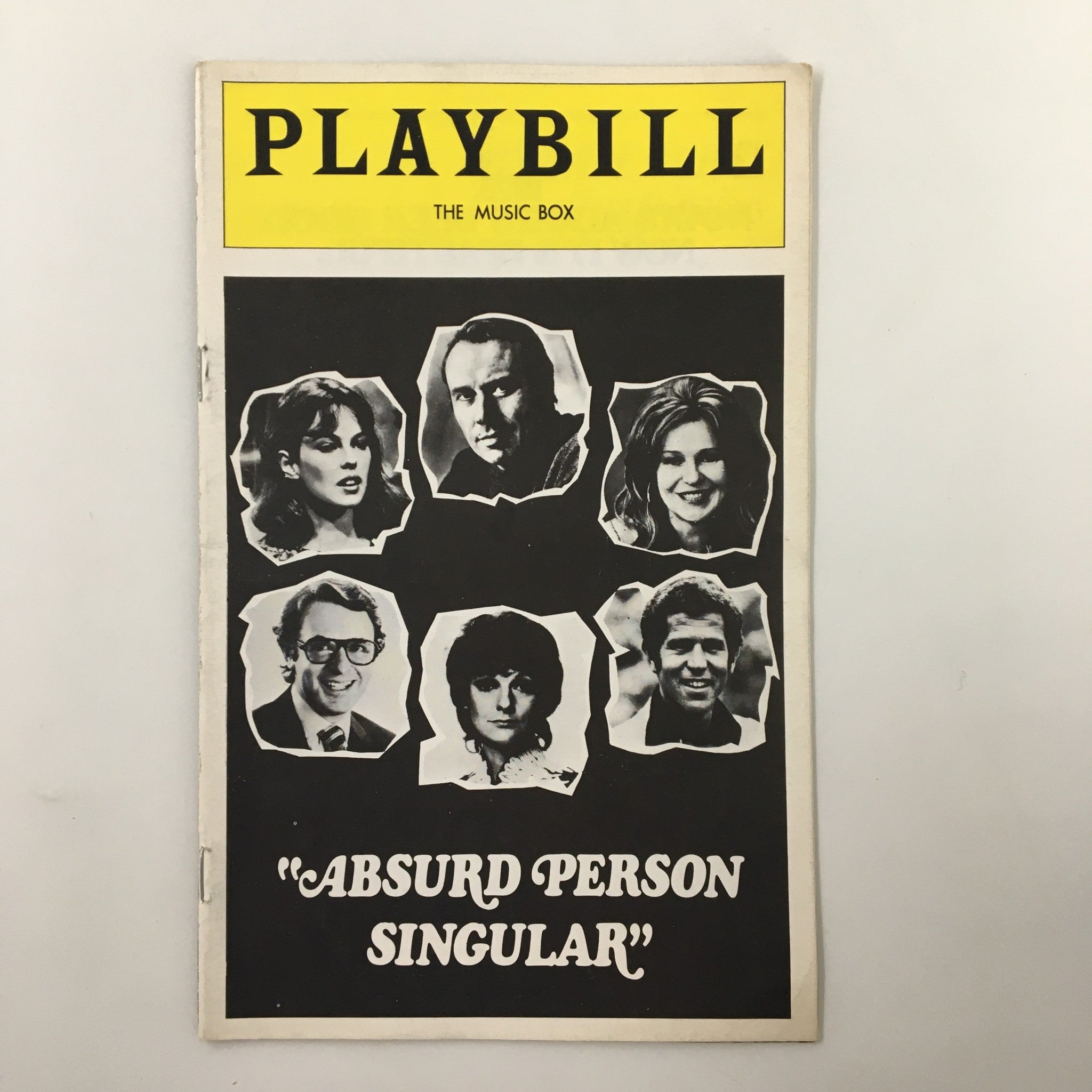 1974 Playbill The Music Box Carole Shelley in Absurd Person Singular