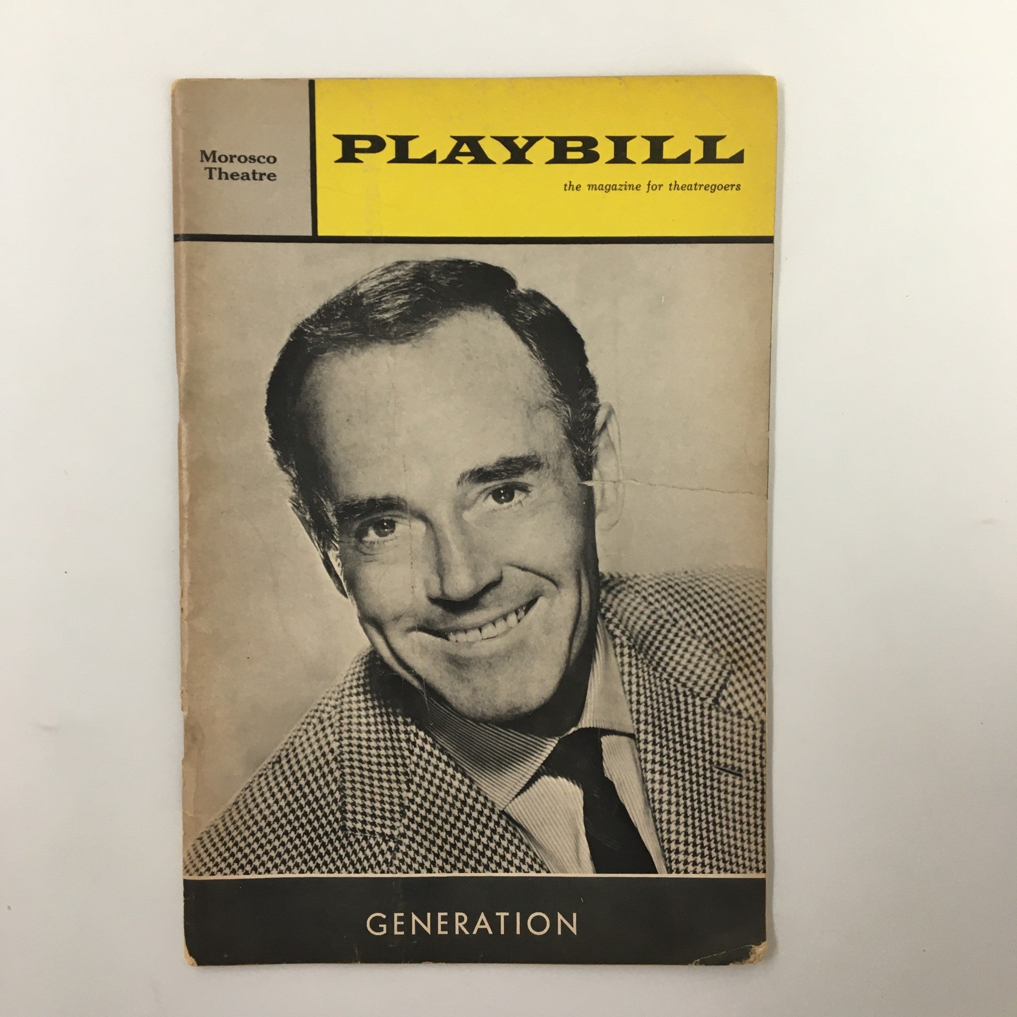 1966 Playbill The Morosco Theatre Henry Fonda in Generation by Gene Saks