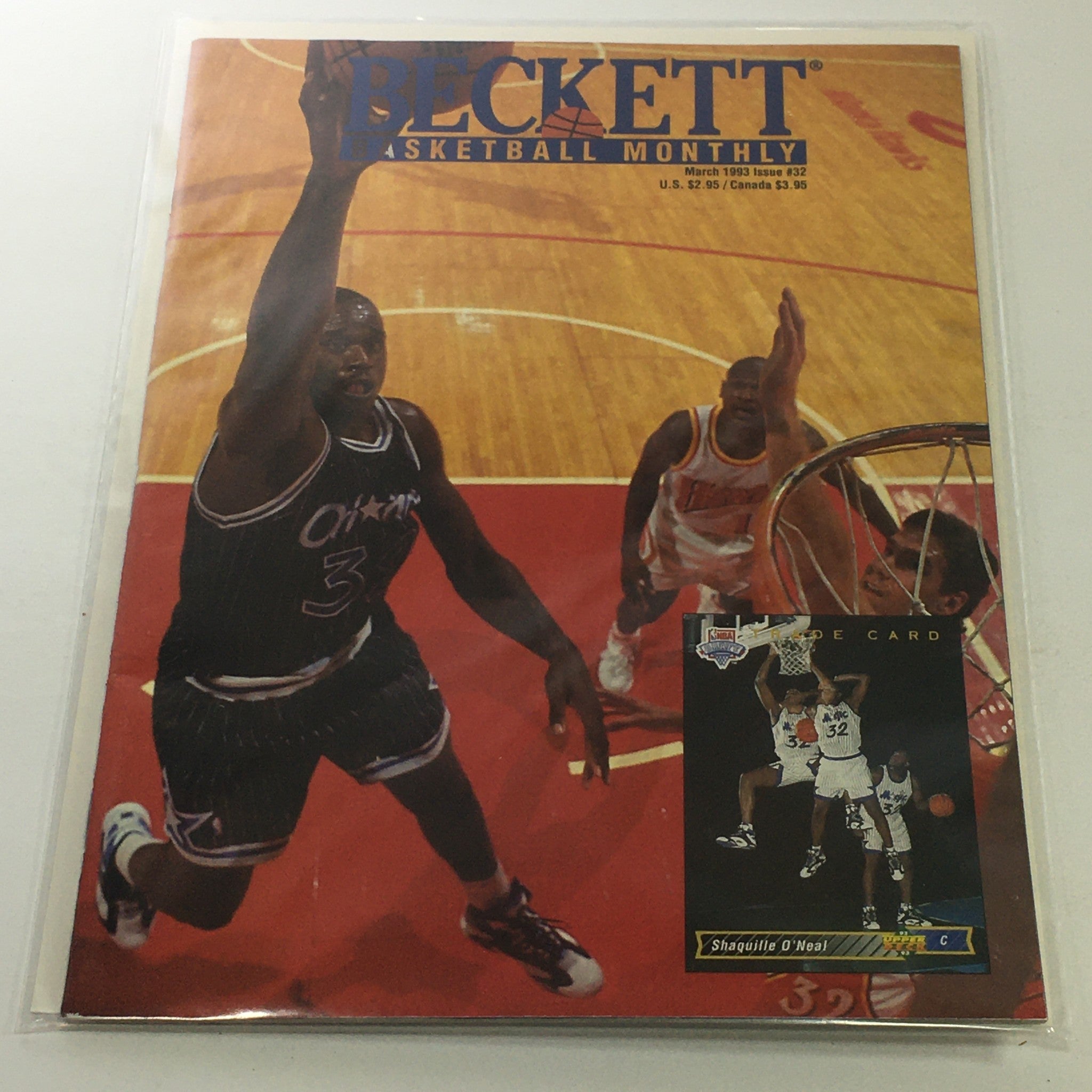 Beckett Basketball Monthly: March 1993 Issue #32 - Shaquille O'Neal