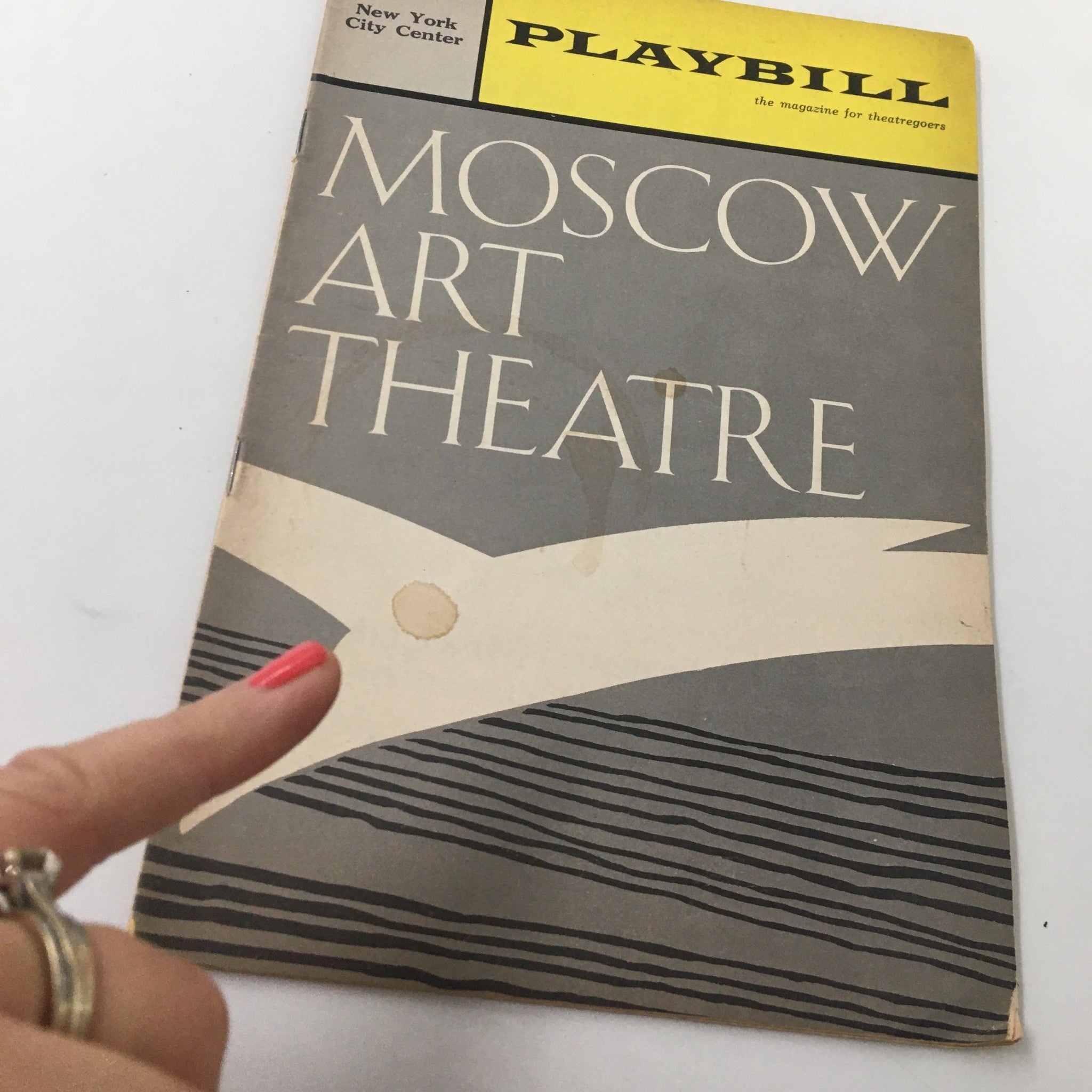 1965 Playbill New York City Center Moscow Art Theatre The Cherry Orchard