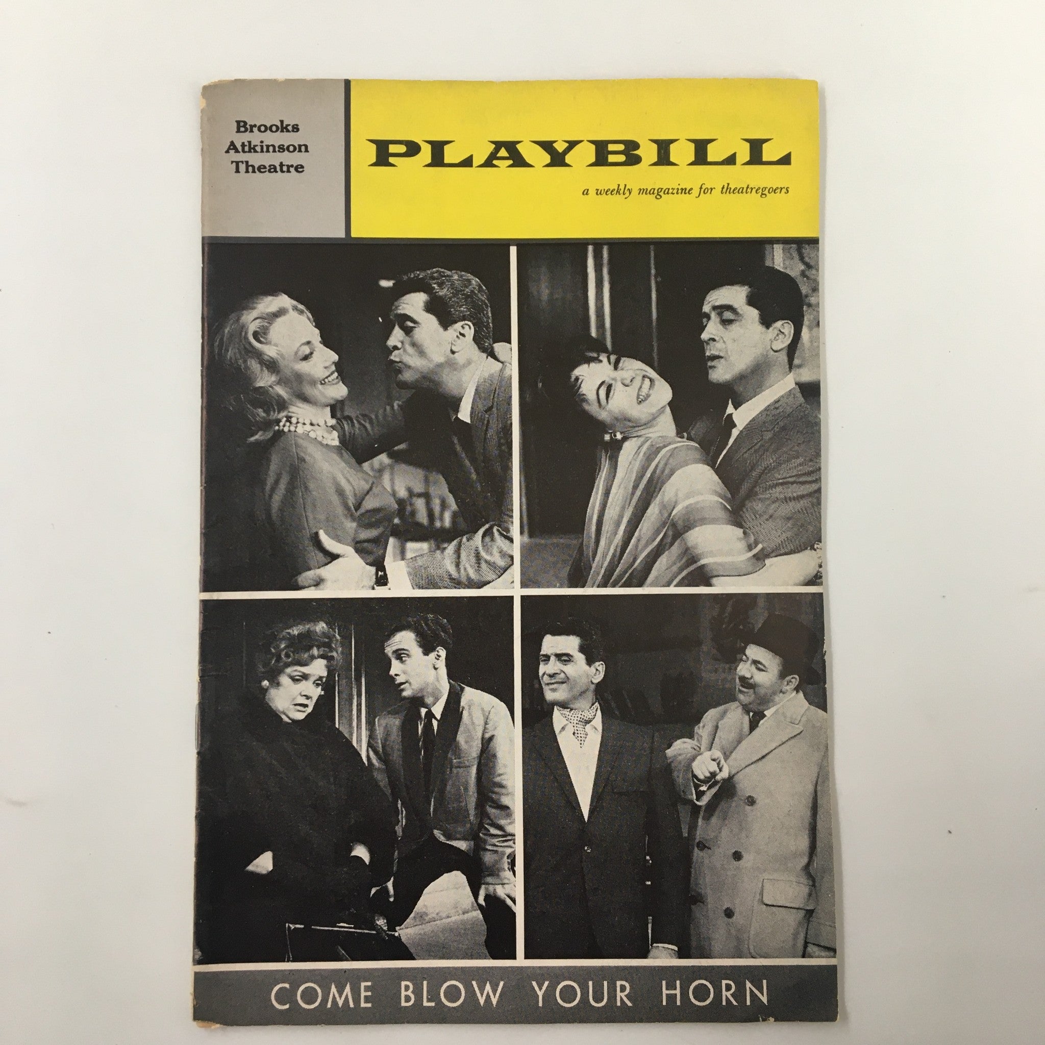 1961 Playbill Brooks Atkinson Theatre Come Blow Your Horn by Stanley Prager