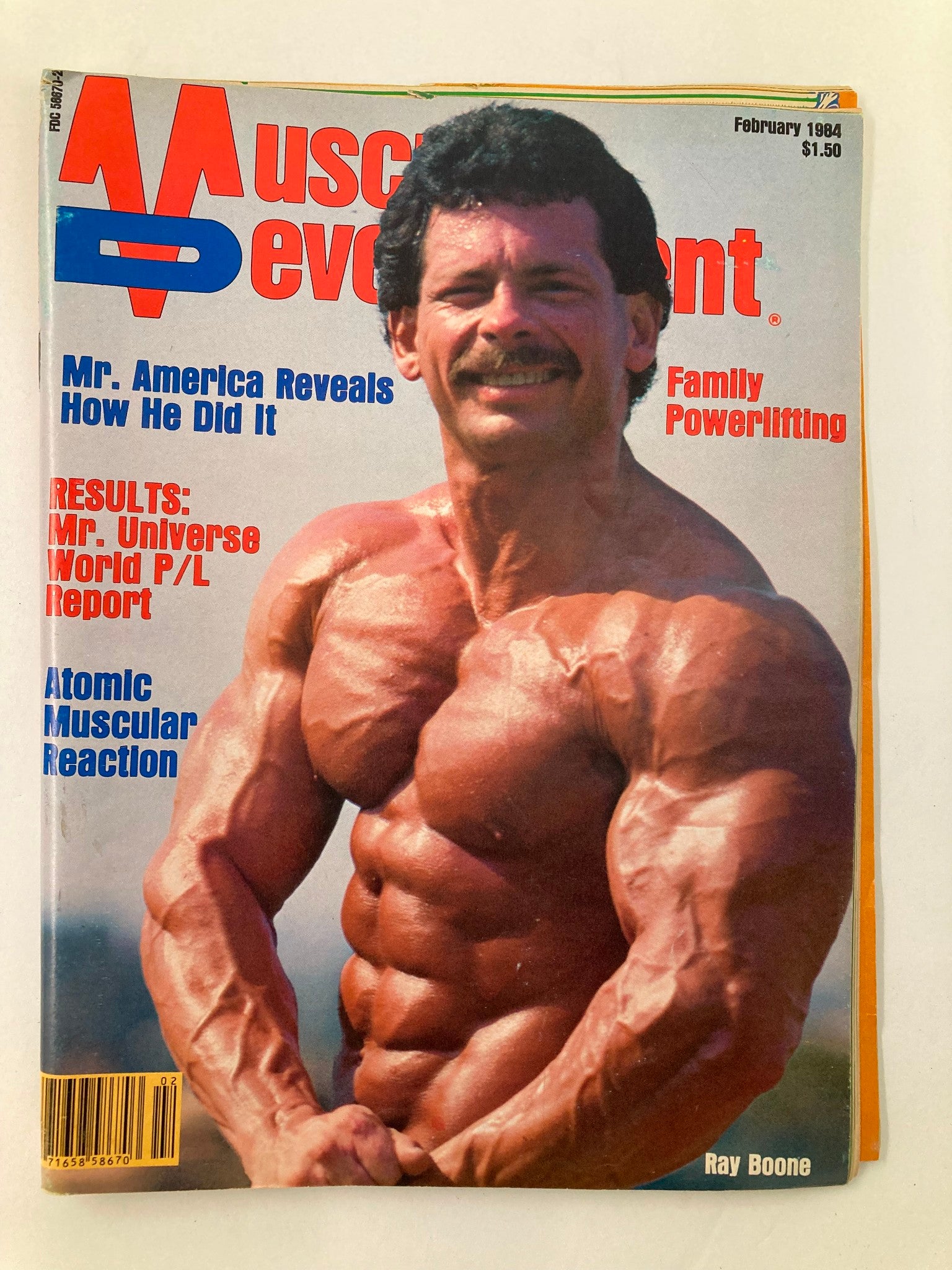 VTG Muscular Development Magazine February 1984 Vol 21 #1 Ray Boone