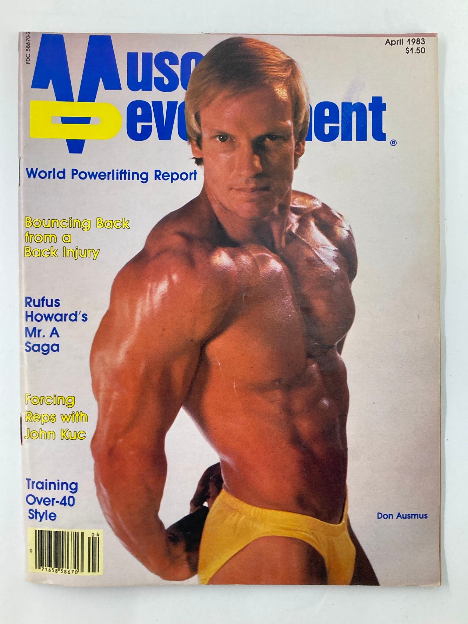 VTG Muscular Development Magazine April 1983 Vol 20 #2 Don Ausmus