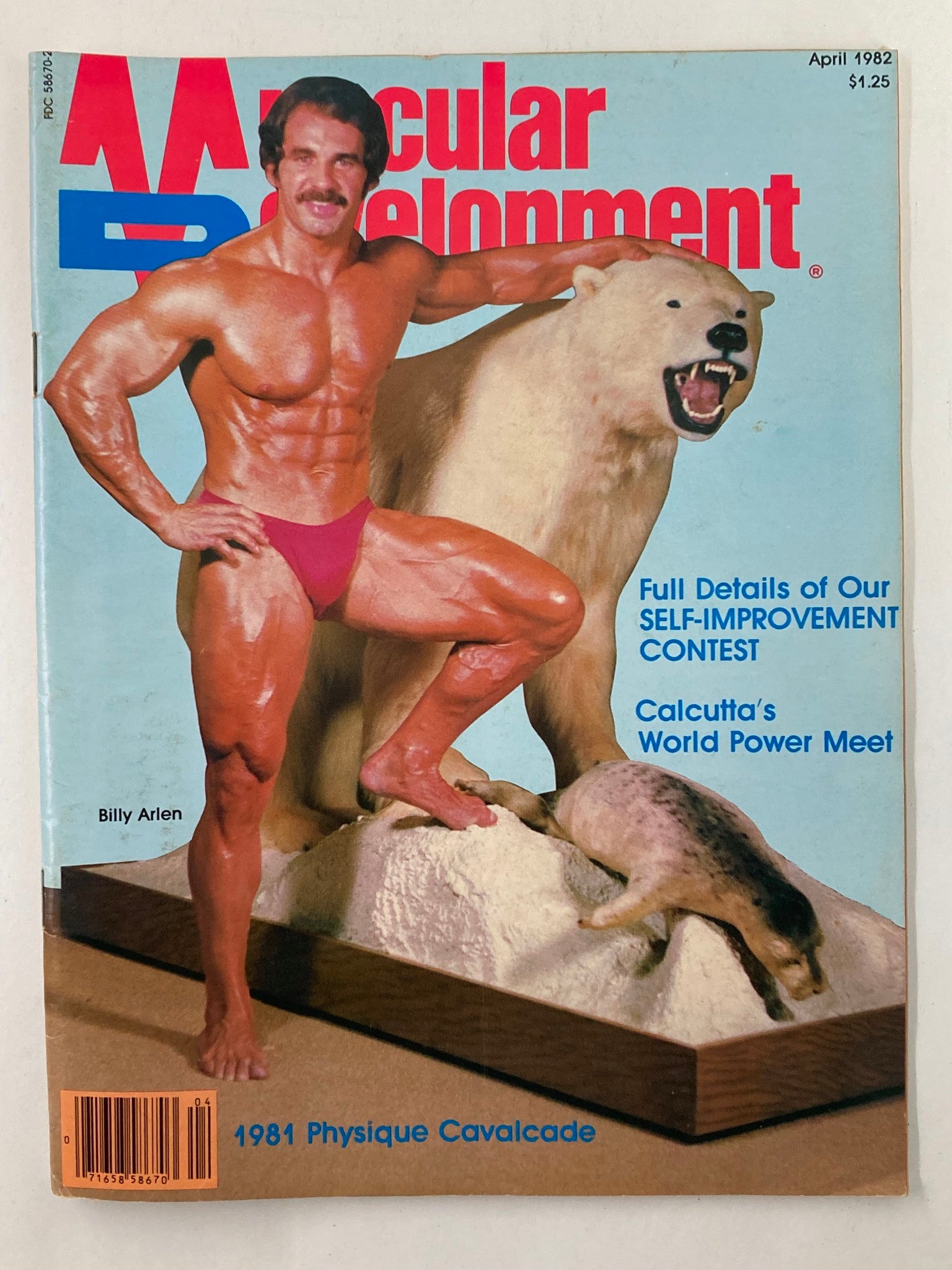 VTG Muscular Development Magazine April 1982 Vol 19 #2 Billy Arien