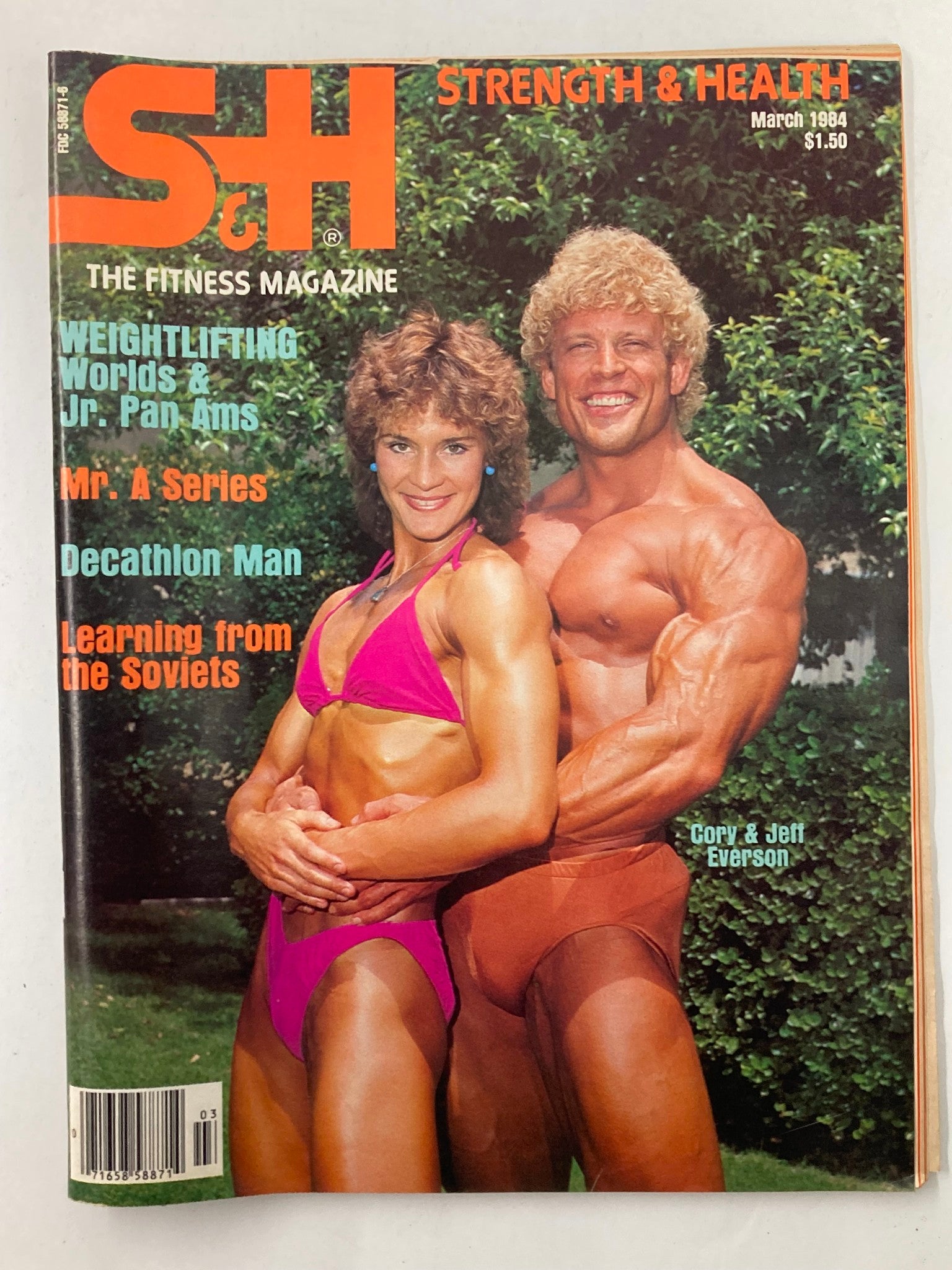 VTG Strength & Health Magazine March 1984 Vol 52 #2 Cory & Jeff Everson