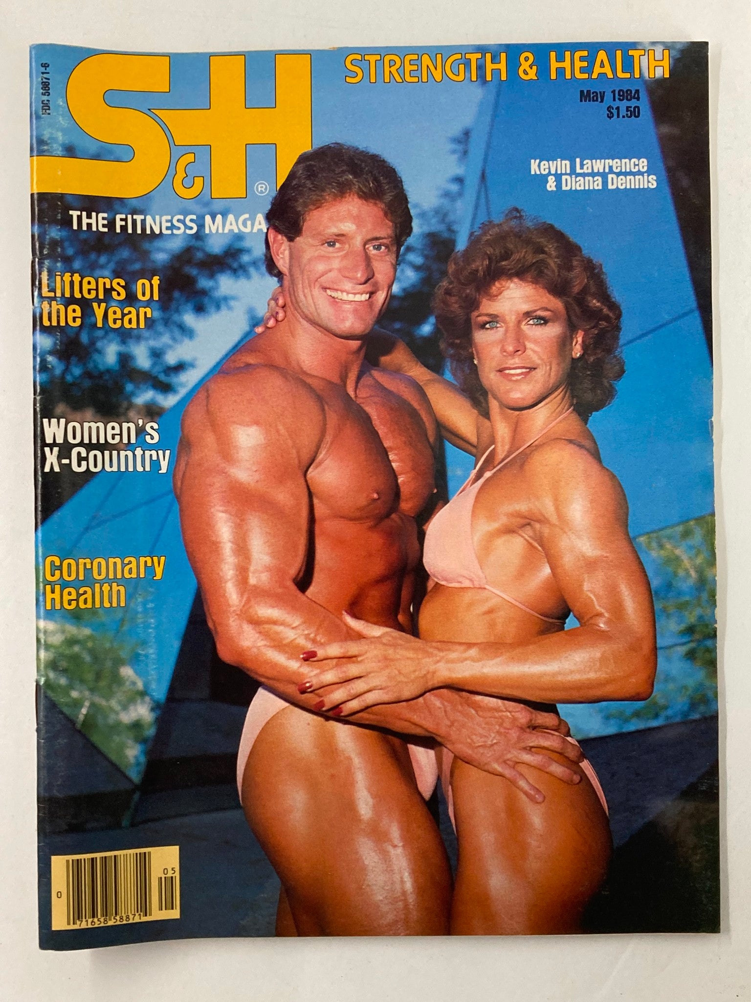 VTG Strength & Health Magazine May 1984 Vol 52 #3 Kevin Lawrence & Diana Dennis