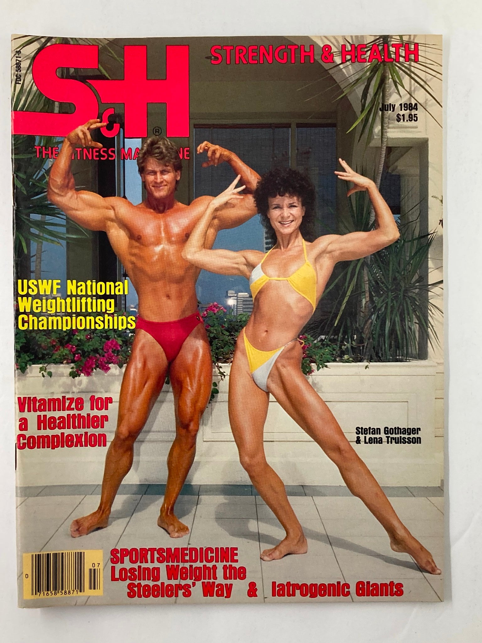 VTG Strength & Health Magazine July 1984 Vol 52 #4 Stefan Gothager Lena Truisson