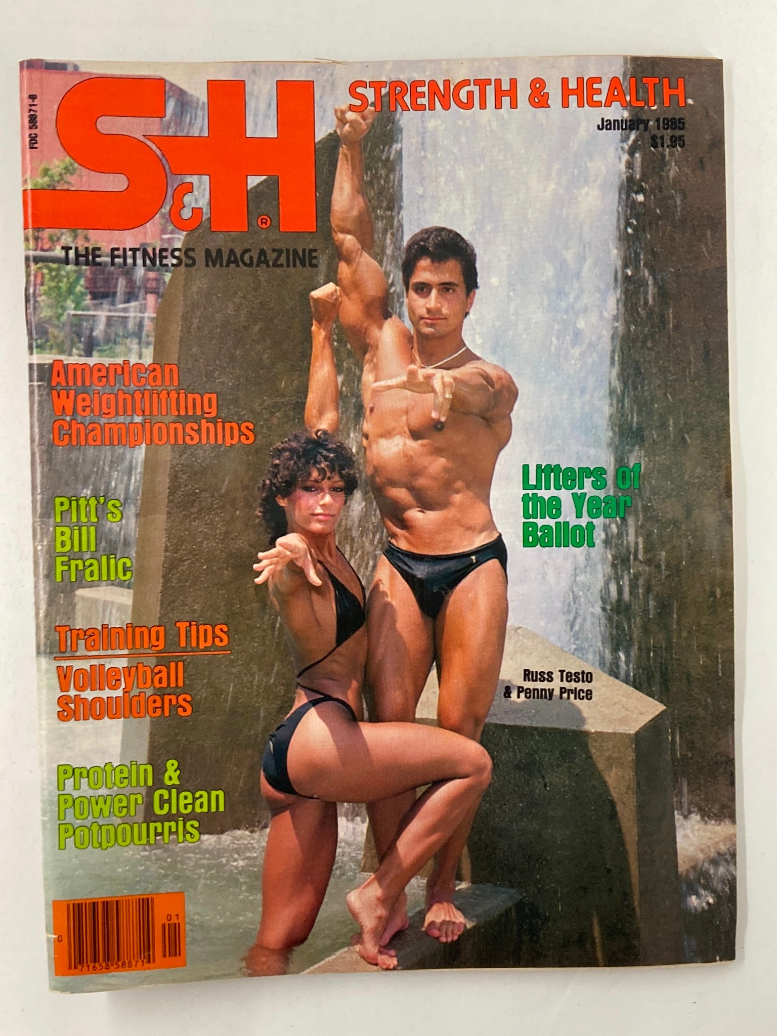 VTG Strength & Health Magazine January 1985 Vol 53 #1 Russ Testo & Penny Price