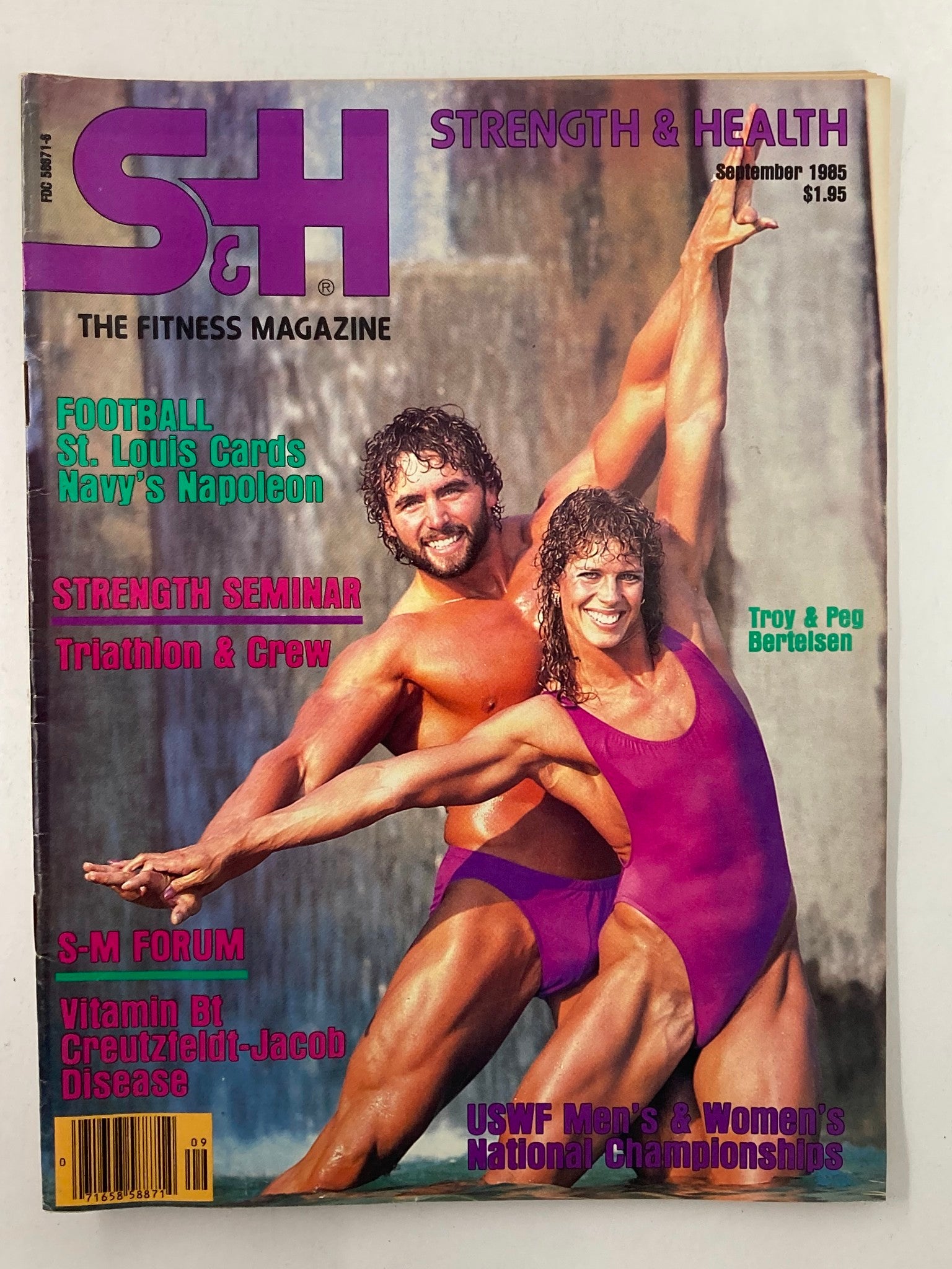 VTG Strength & Health Magazine September 1985 Vol 53 #5 Troy & Peg Berteisen