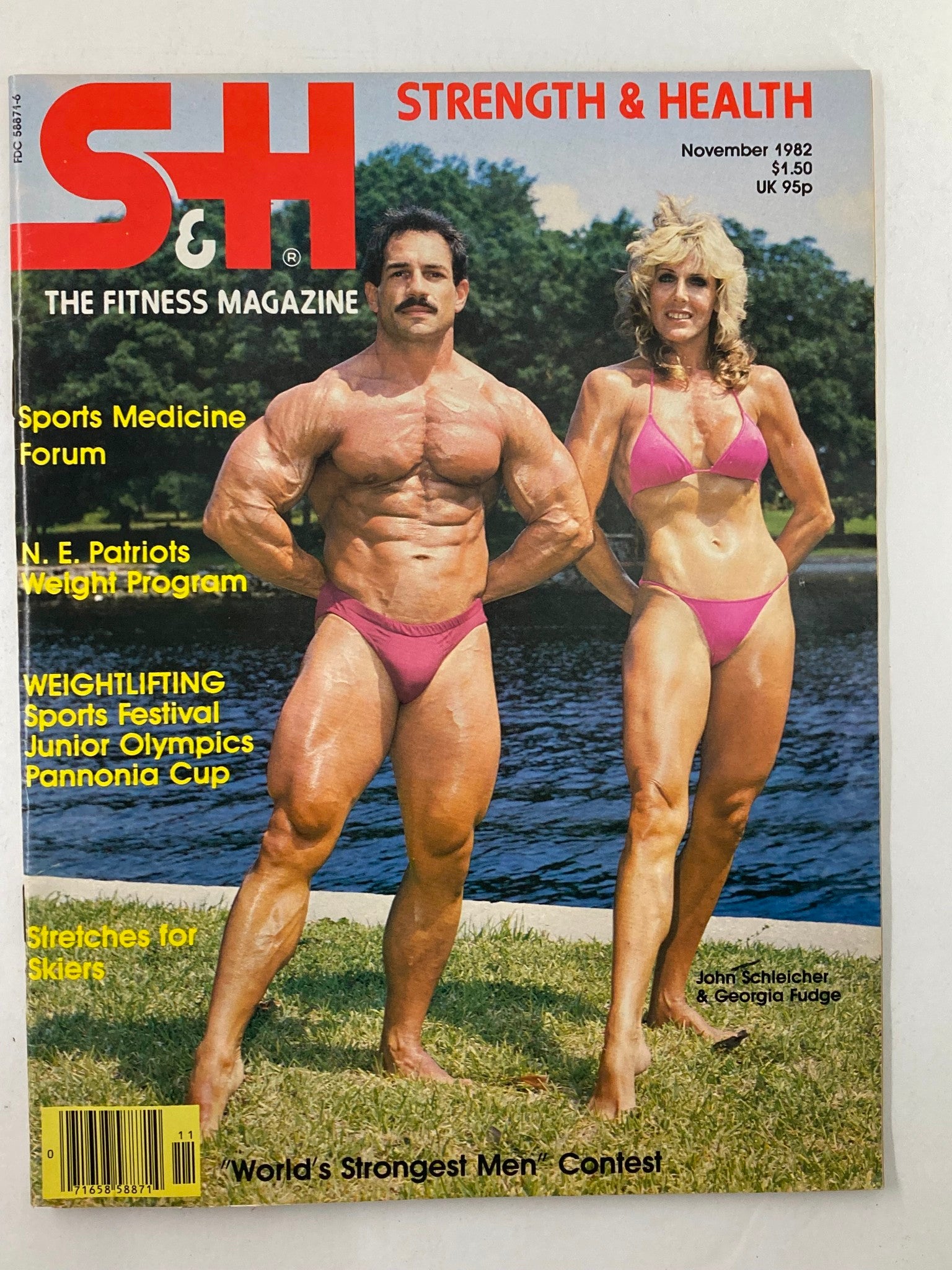 VTG Strength & Health Magazine November 1982 Vol 50 #6 John & Georgia Fudge