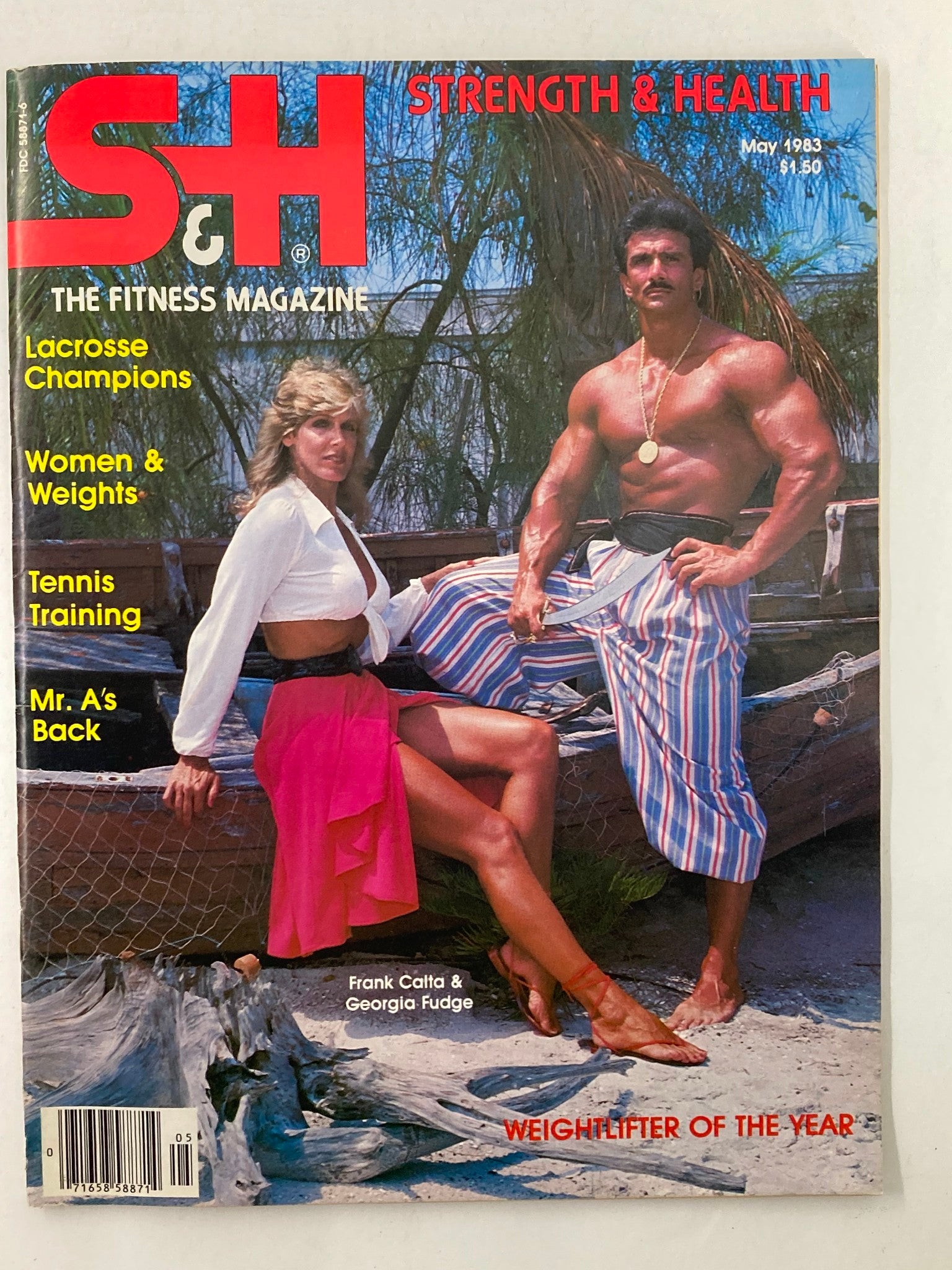 VTG Strength & Health Magazine May 1983 Vol 51 #3 Frank Calta & Georgia Fudge