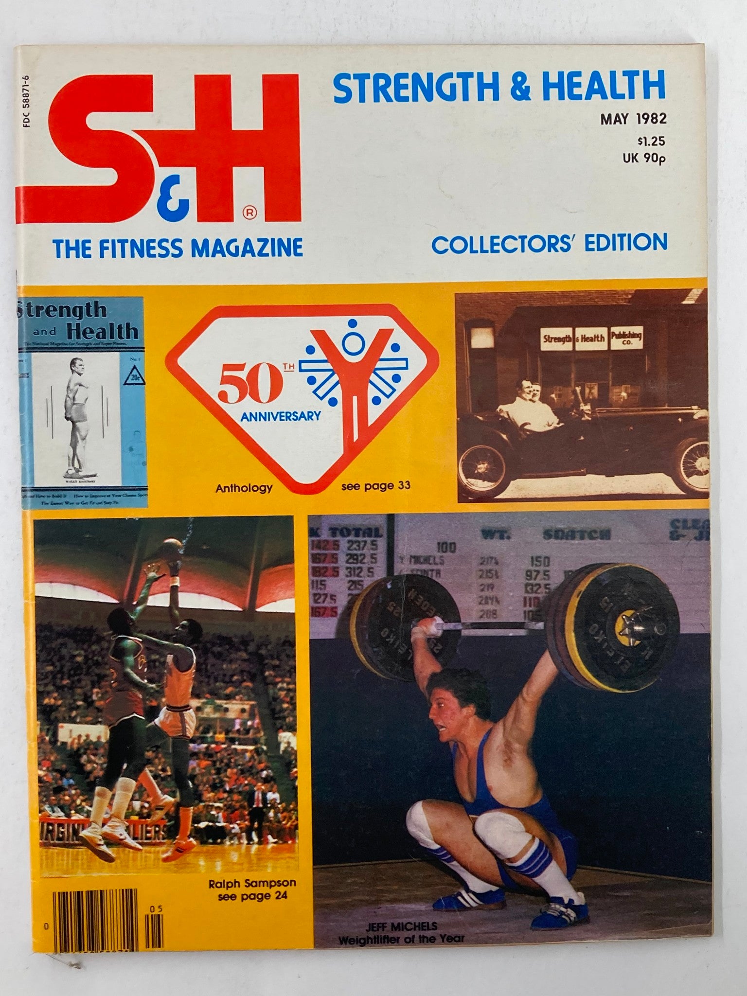 VTG Strength & Health Magazine May 1982 Vol 50 #3 Jeff Michels & Ralph Samson