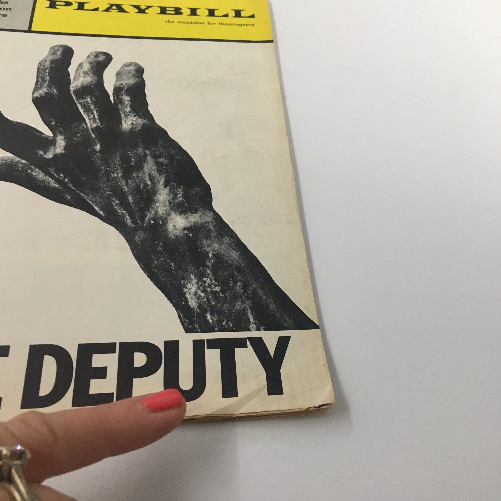 1964 Playbill Brooks Atkinson Theatre Robert Harris, David Carradine The Deputy