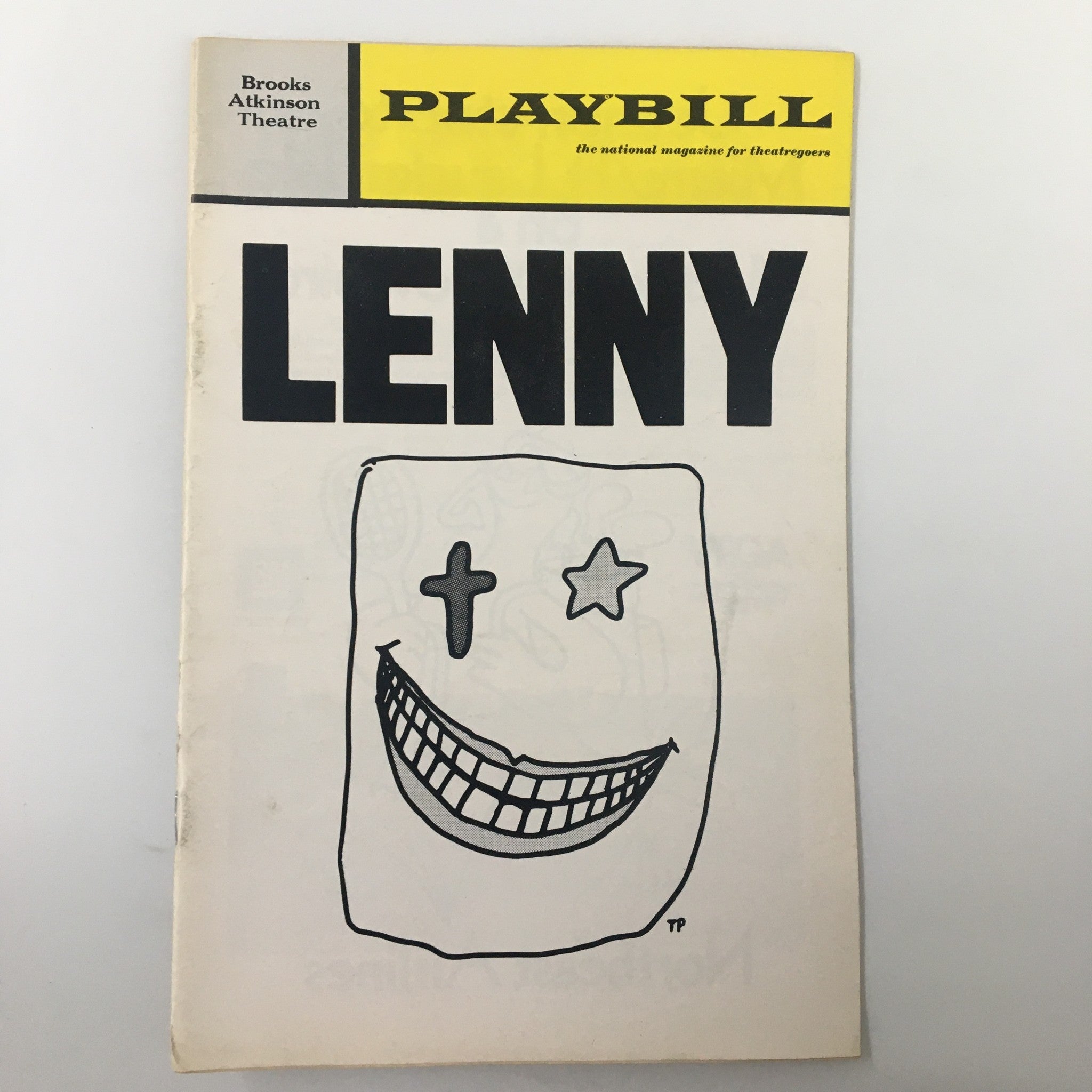 1972 Playbill Brooks Atkinson Theatre Cliff Gorman in Lenny by Julian Barry