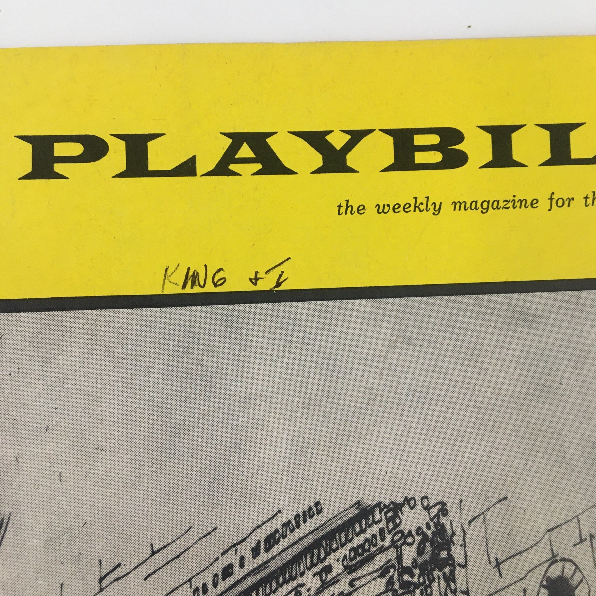 1963 Playbill New York City Center Eileen Brennan Anita Darian in The King and I